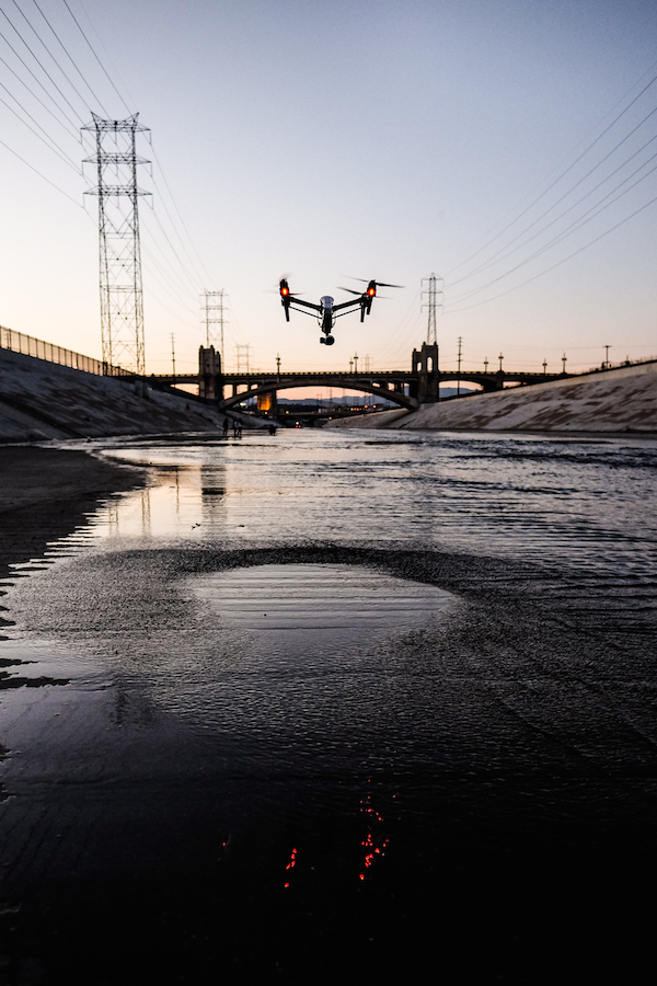 Drone life in Los Angeles. 