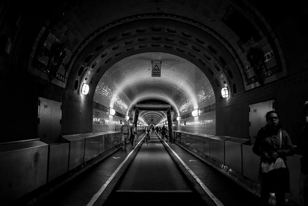 Somewhere underneath the Earth in Hamburg, Germany. 