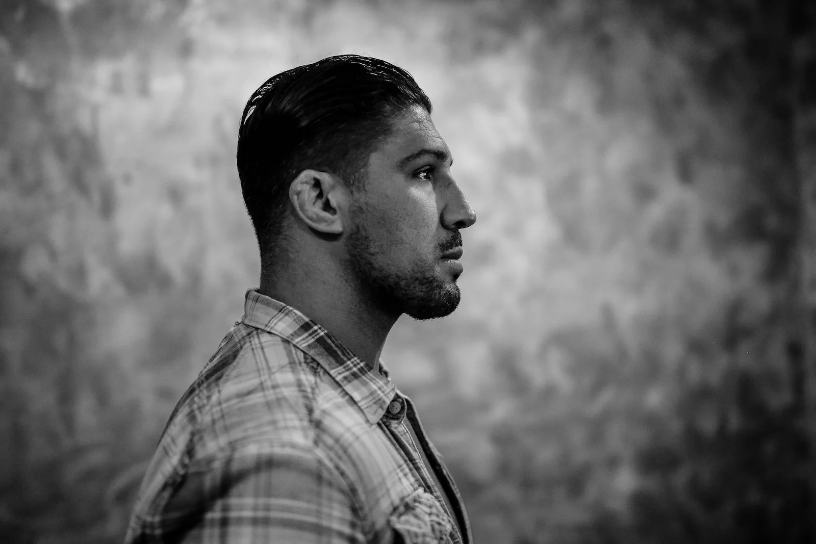 Brendan Schaub waits backstage at the Improv in West Palm Beach, FL.