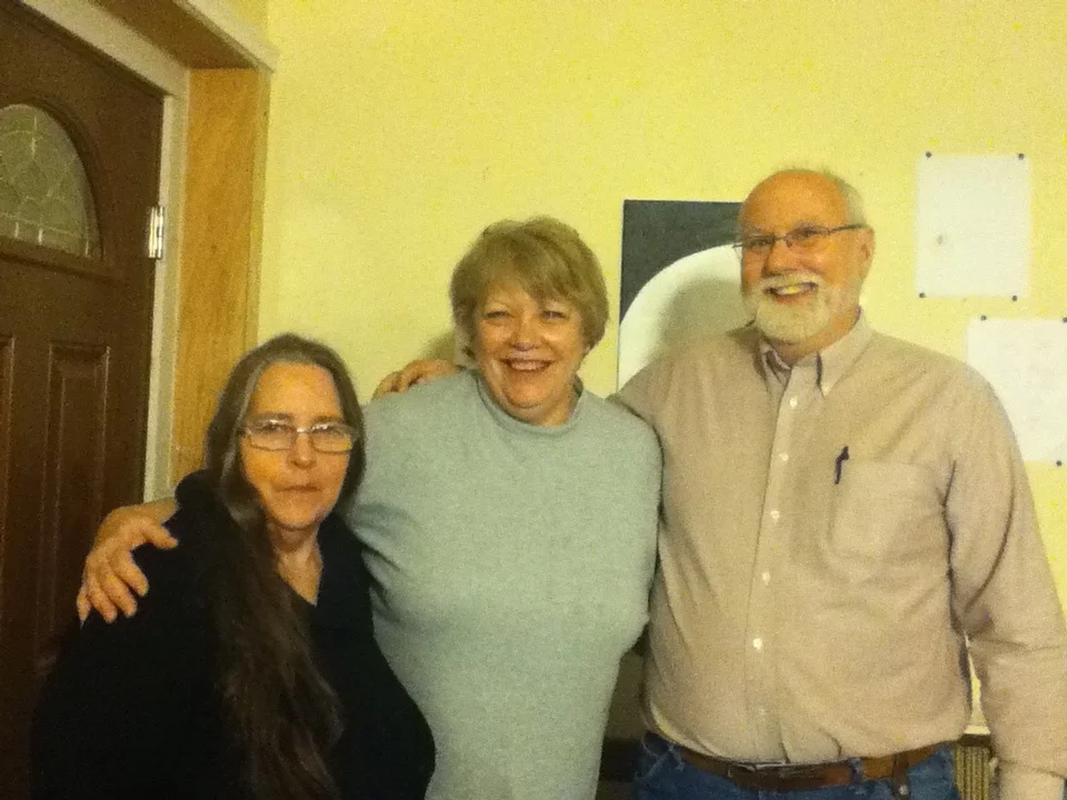 Holly Straw, Paula Gill (Municipal Liaison for NaNoWriMo) and Kyle Pratt