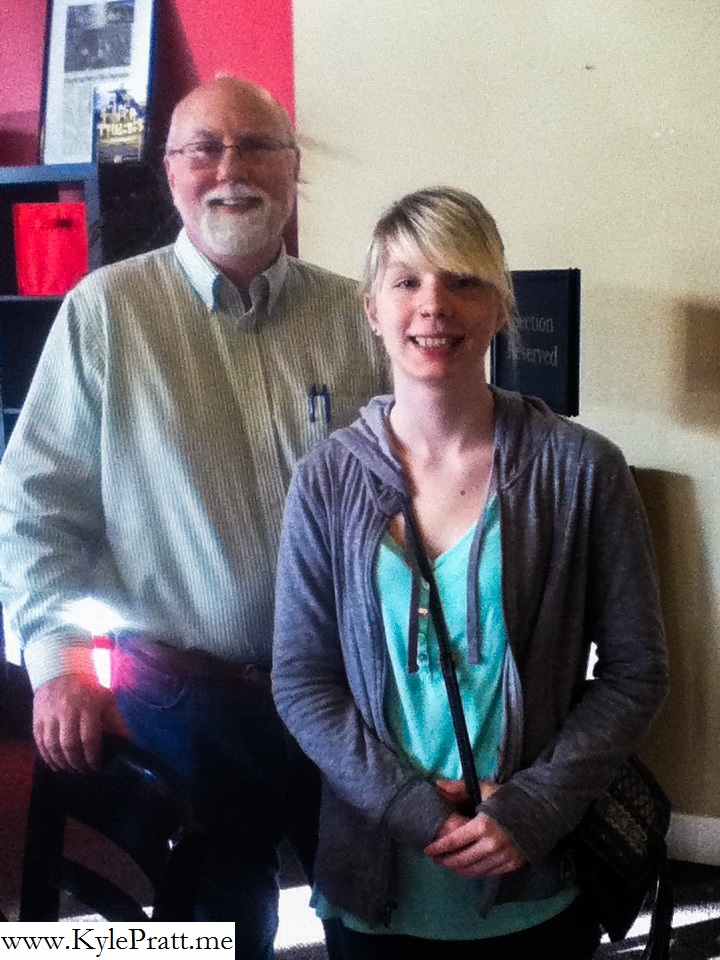 Kyle Pratt and Centralia High School senior Robin McGrew