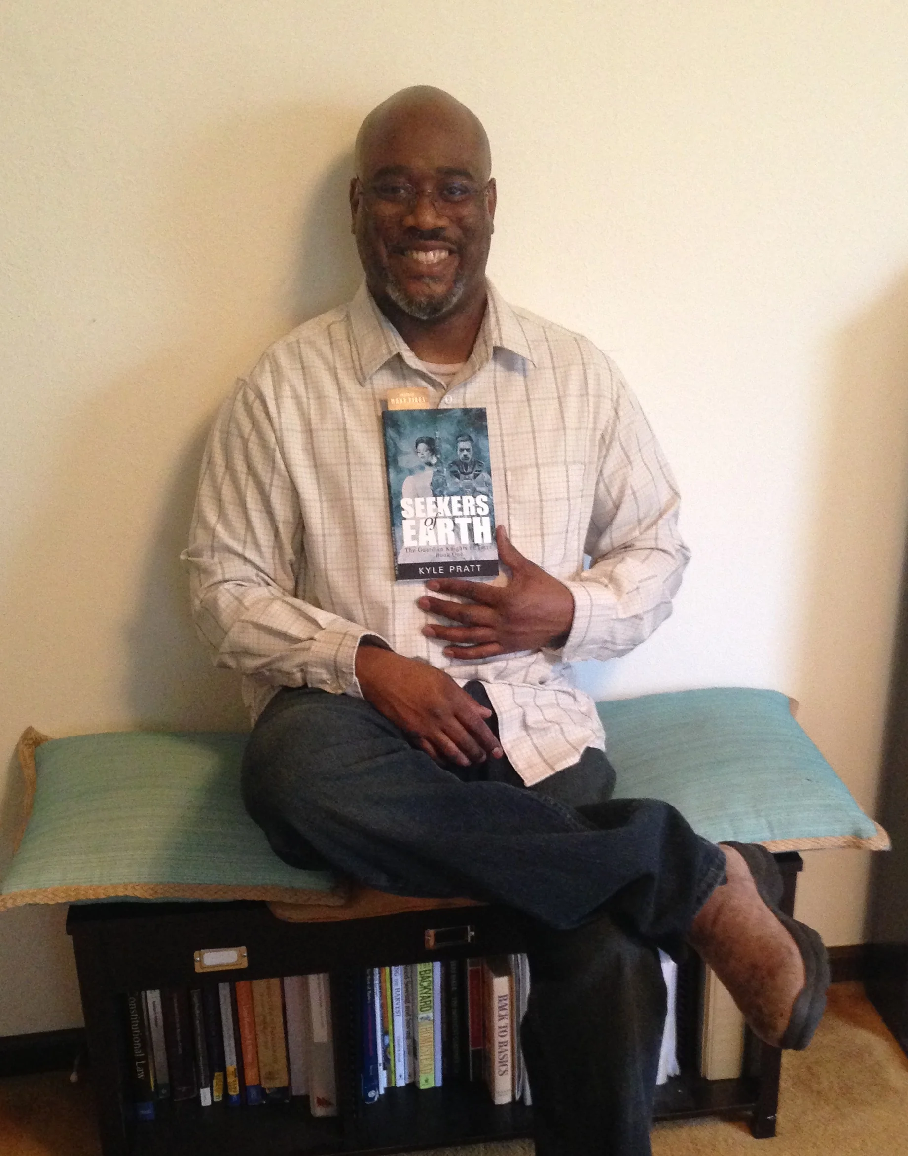 Ronnie from Aurora, Colorado with a copy of Seekers of Earth.