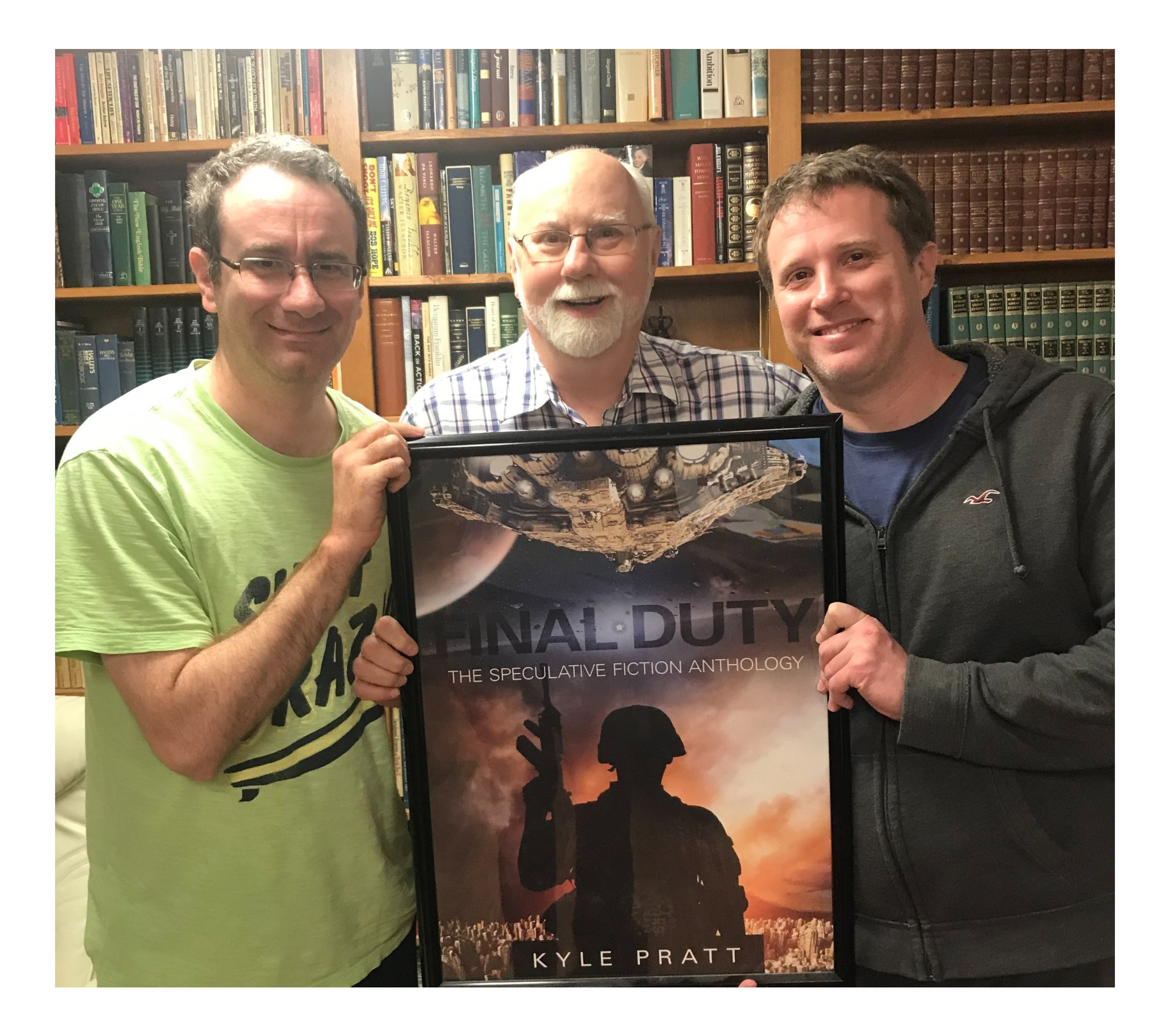  The Final Duty audio book was produced with the help of my sons, James and Robert 