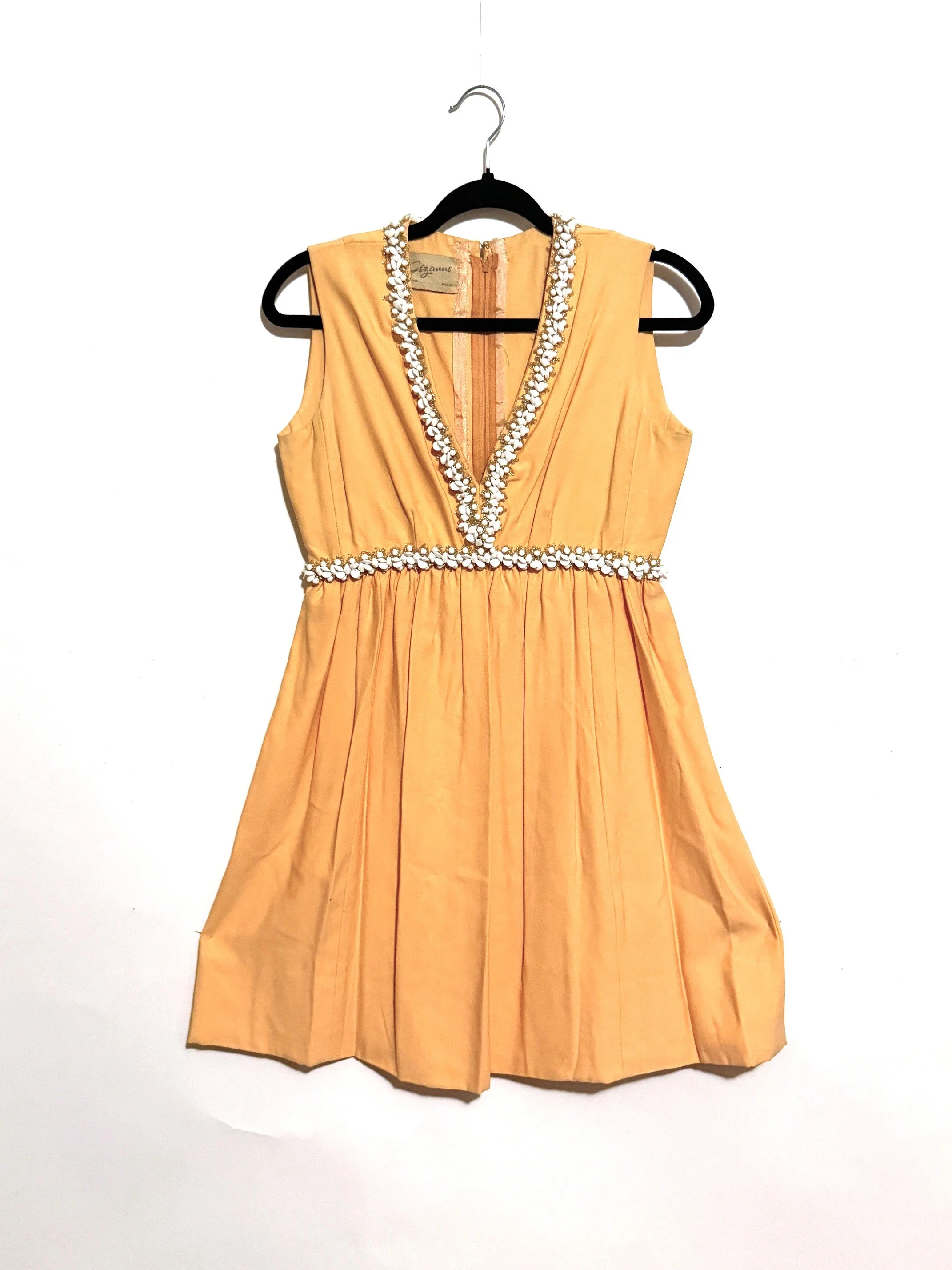 peachvintagesleevelessminidress.JPG