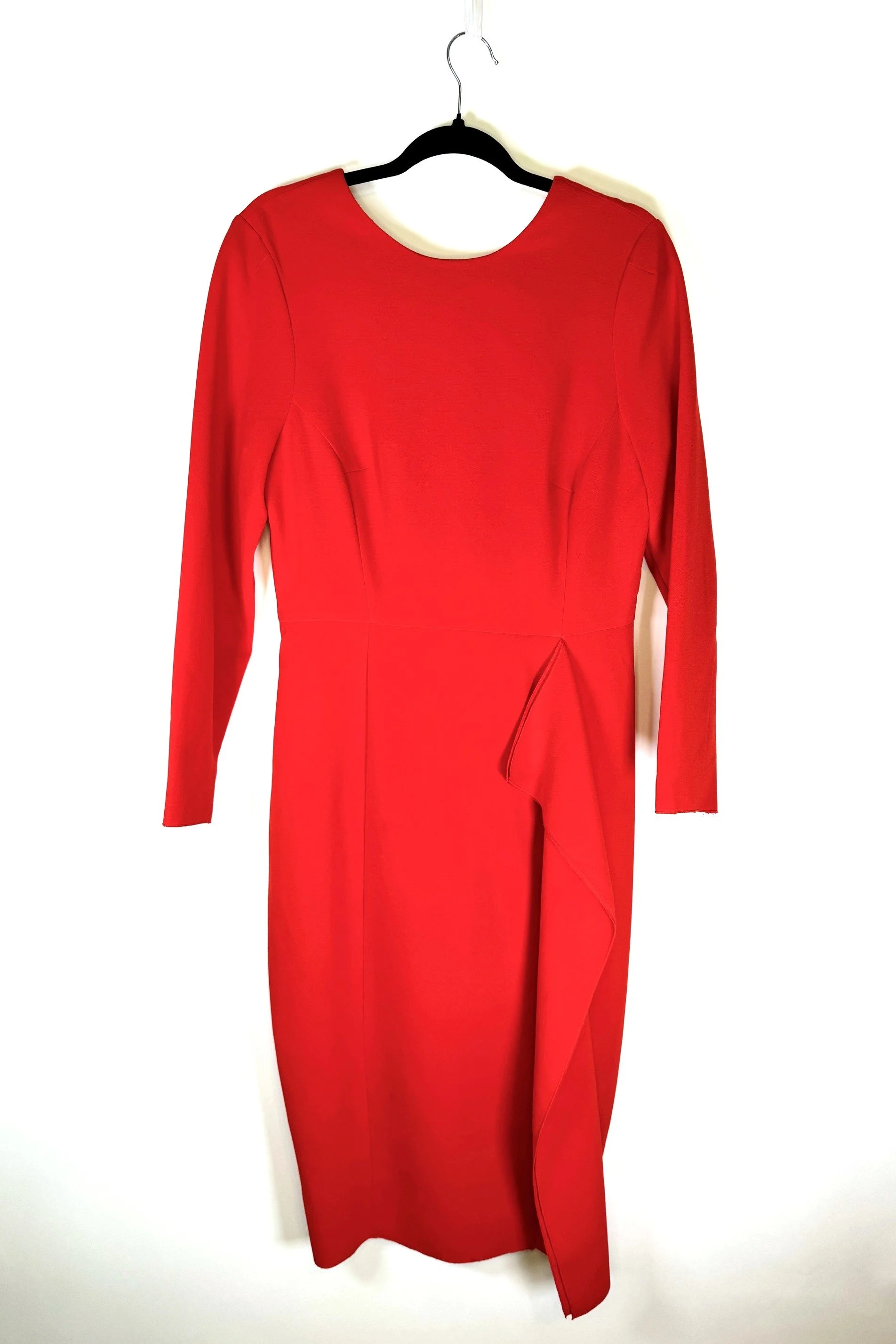 RedLongsleevefitteddresswithruffle.jpg