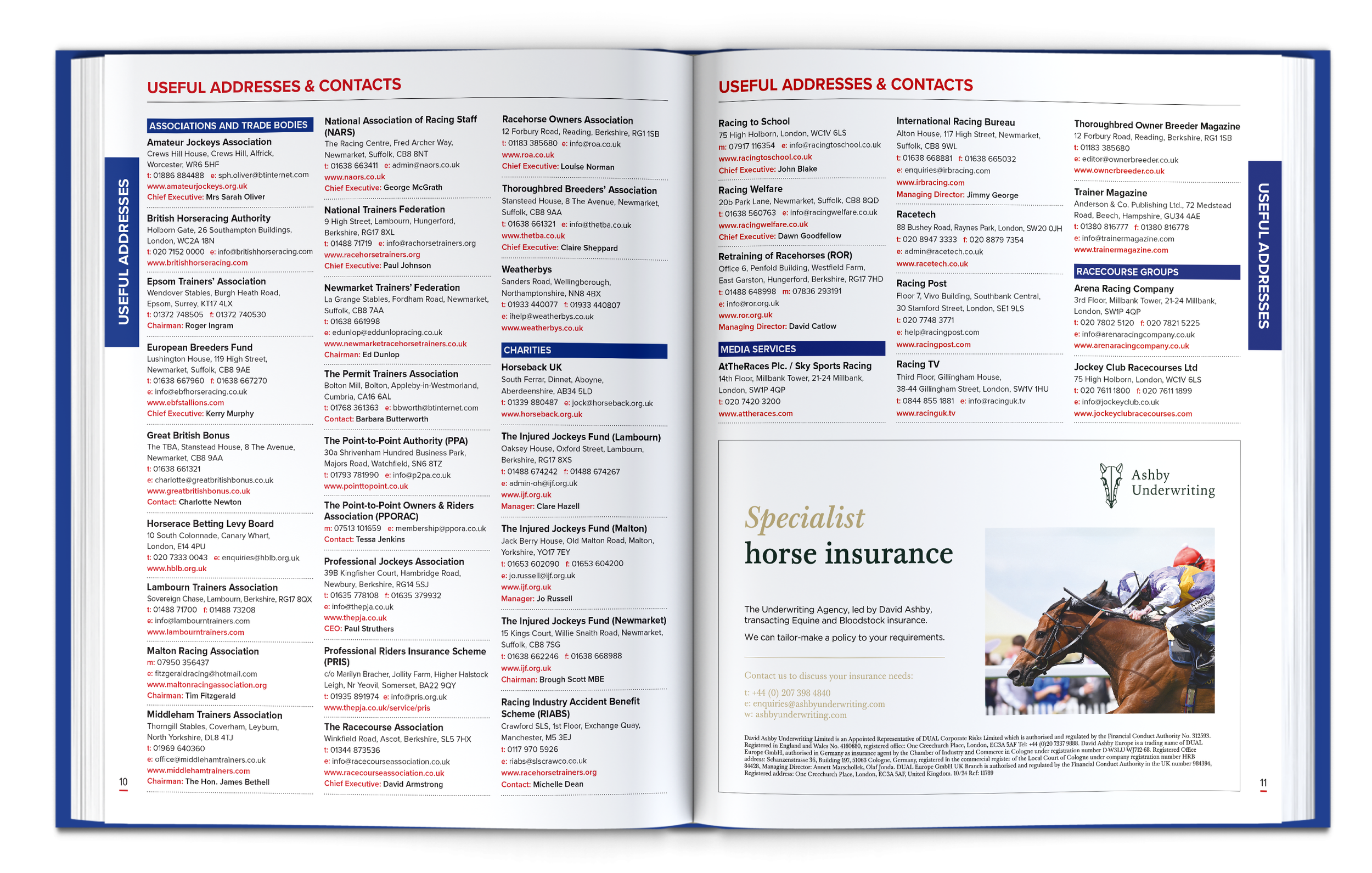 USEFUL ADDRESSES & CONTACTS