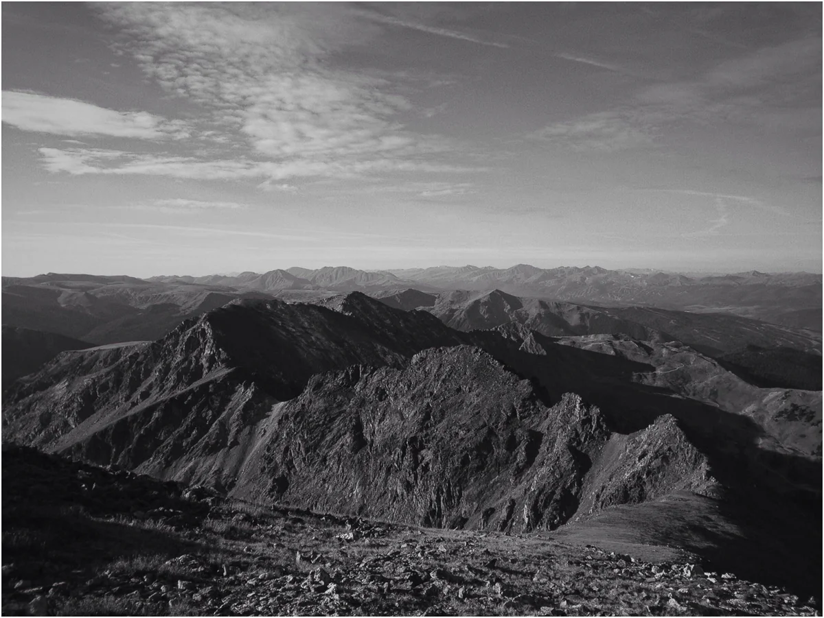 Looking South from Grizzly peak