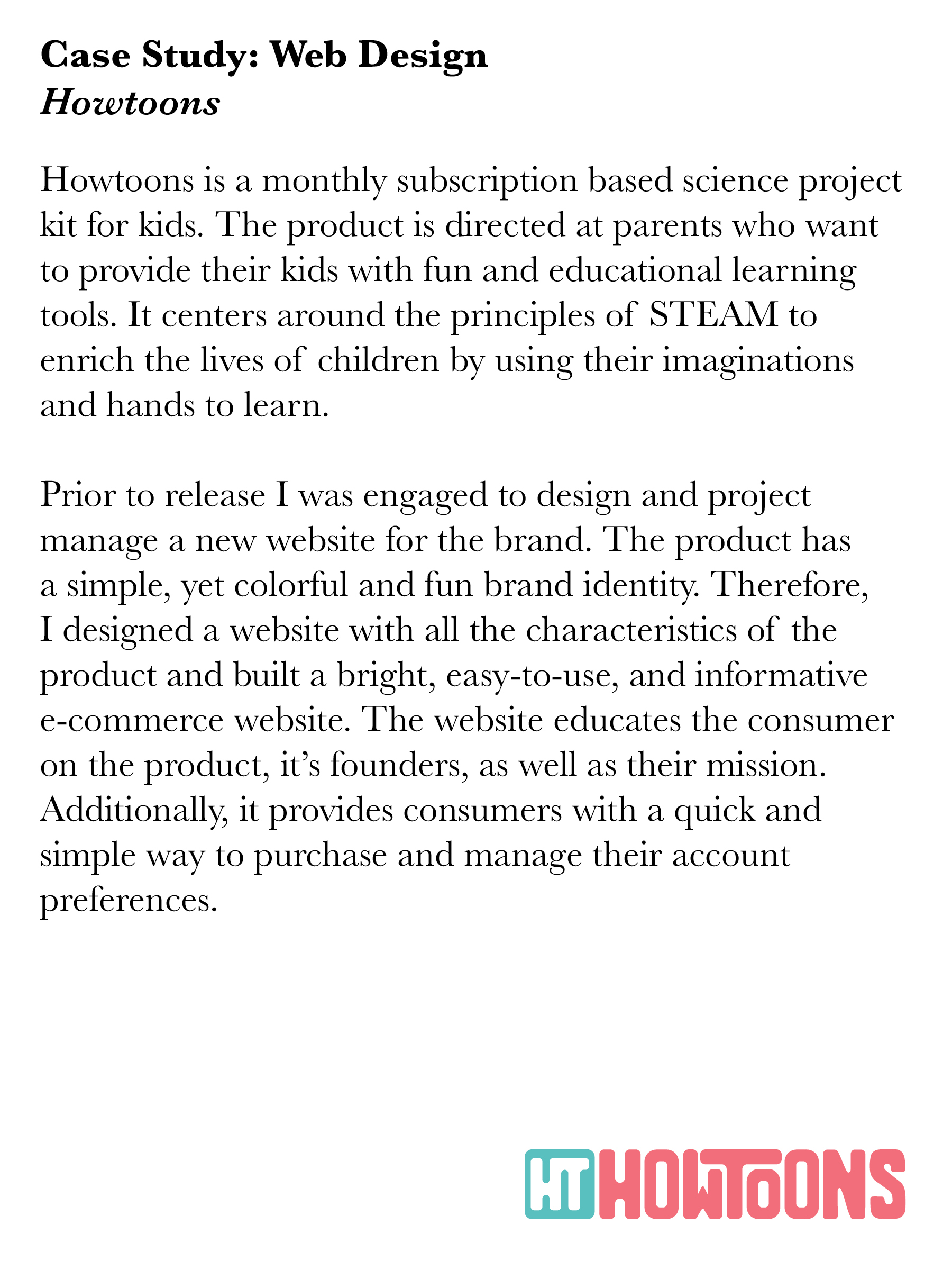 Case Study: Web Design