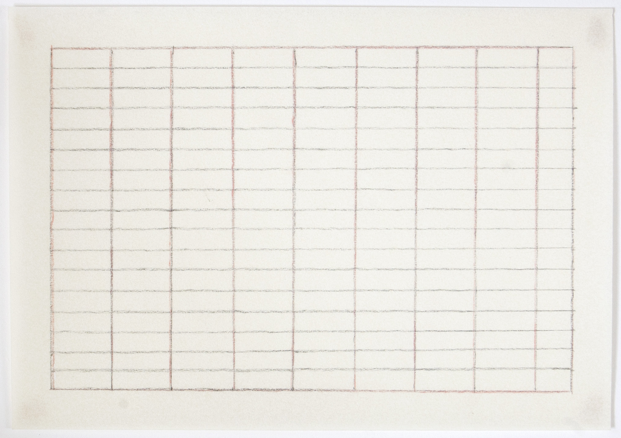 Fig 3.5 | Grid drawing by Agnes Martin
