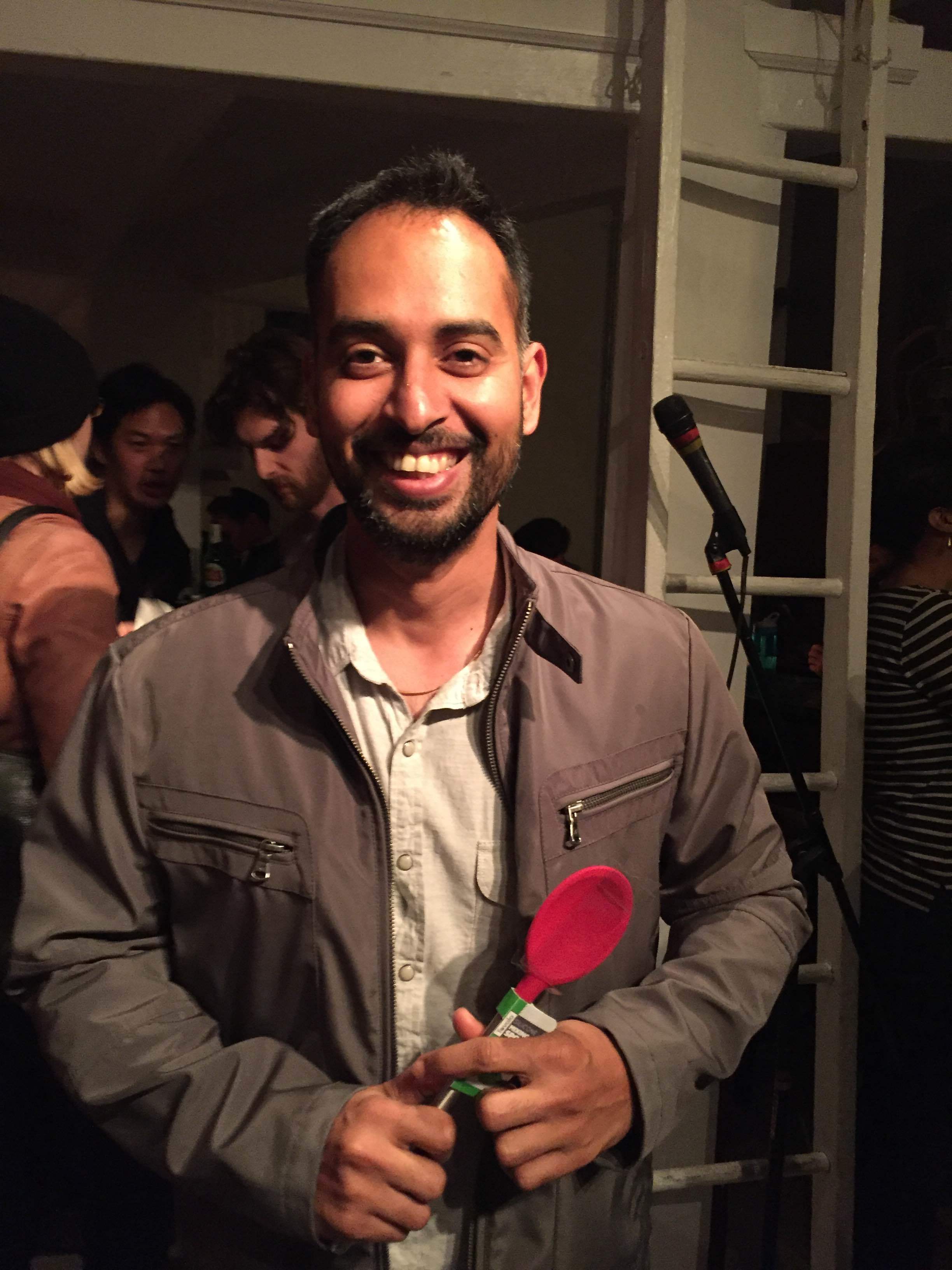 Rama won the spoon!