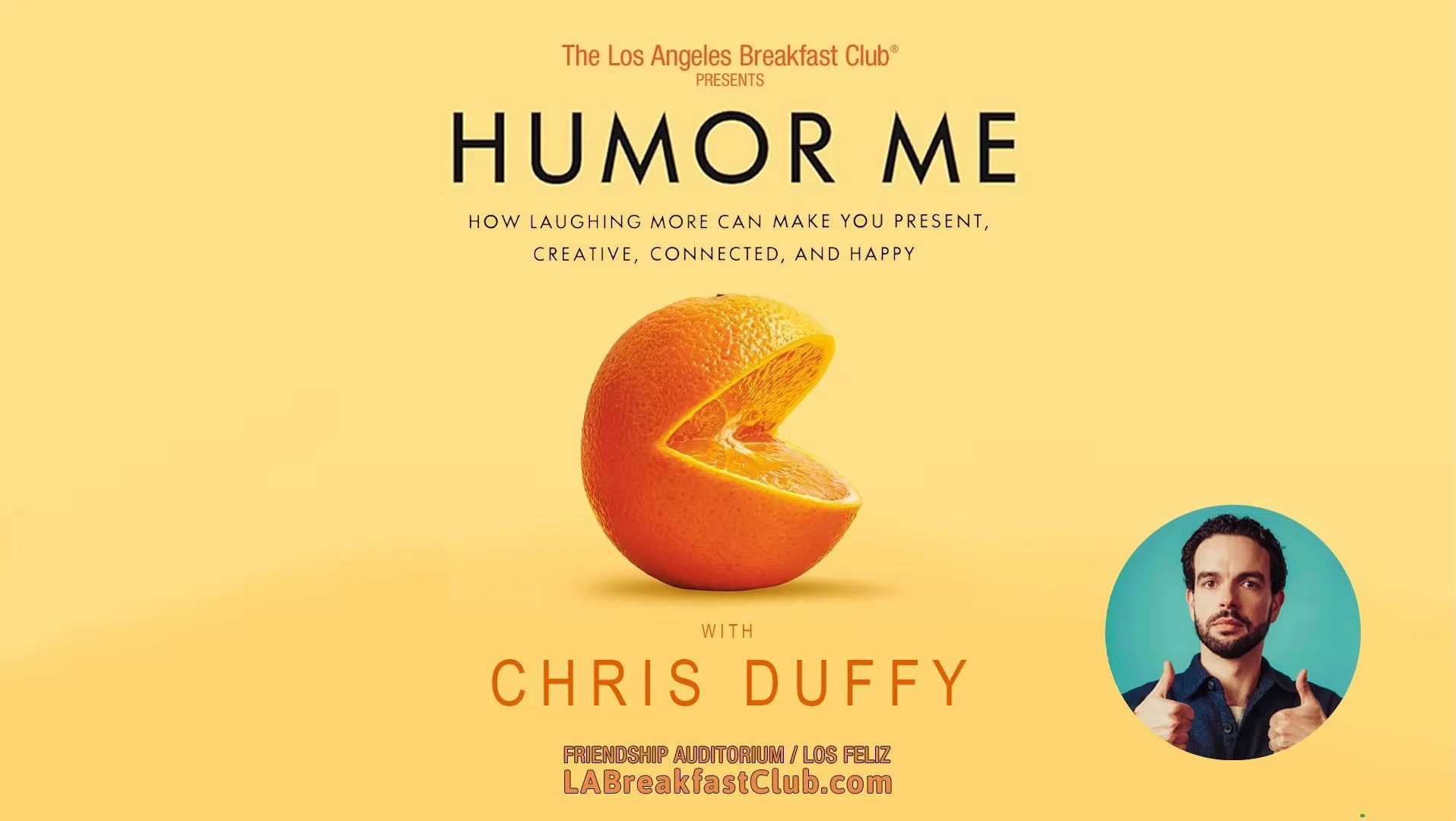 LABC Presents: Humor Me - How Laughing More Can Improve Your Life! with Chris Duffy