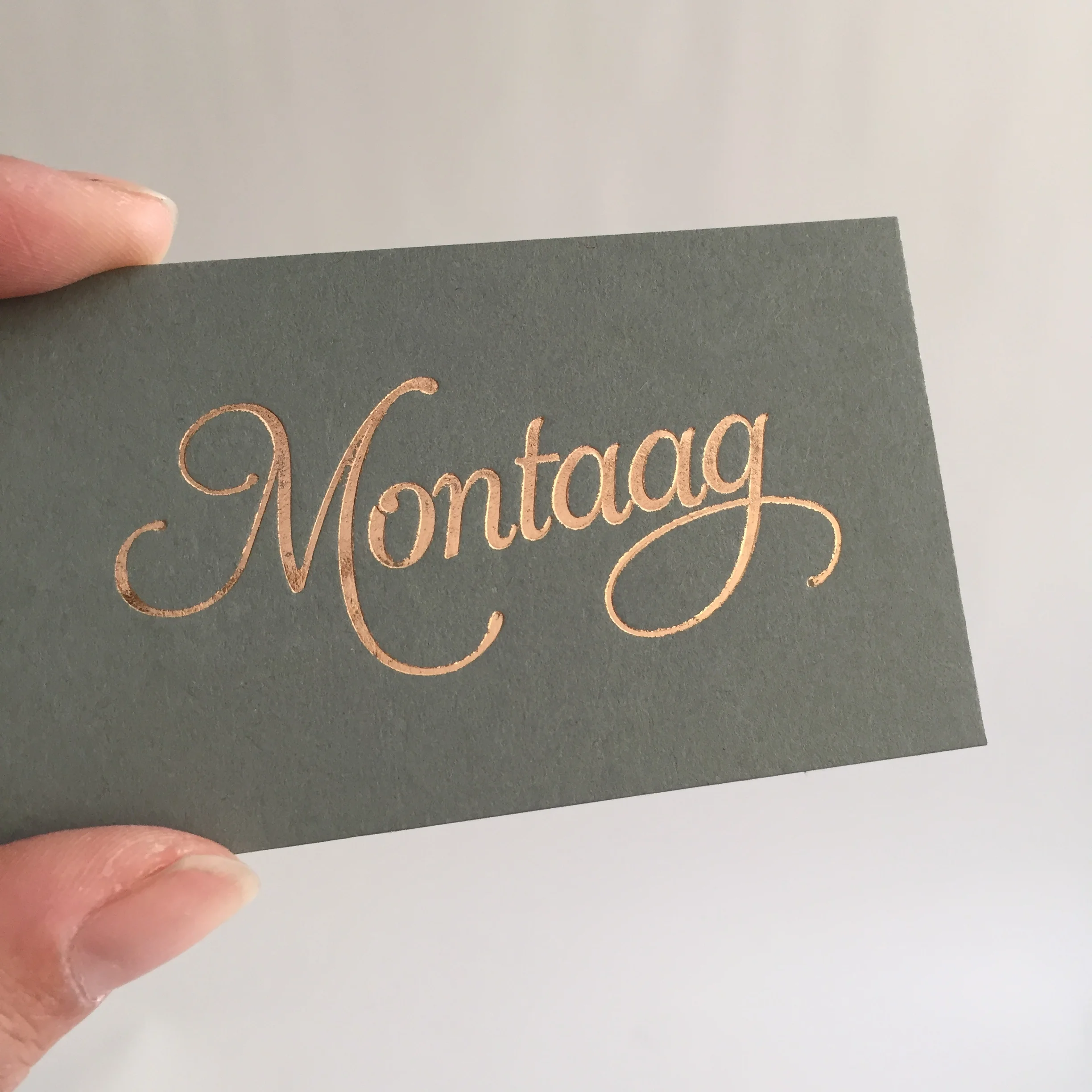 More foil! New update for Montaag , a very talented design studio based in Berkeley.
