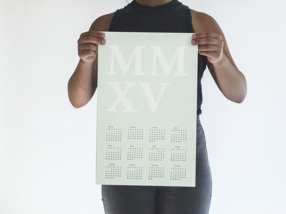 M M X V CALENDAR