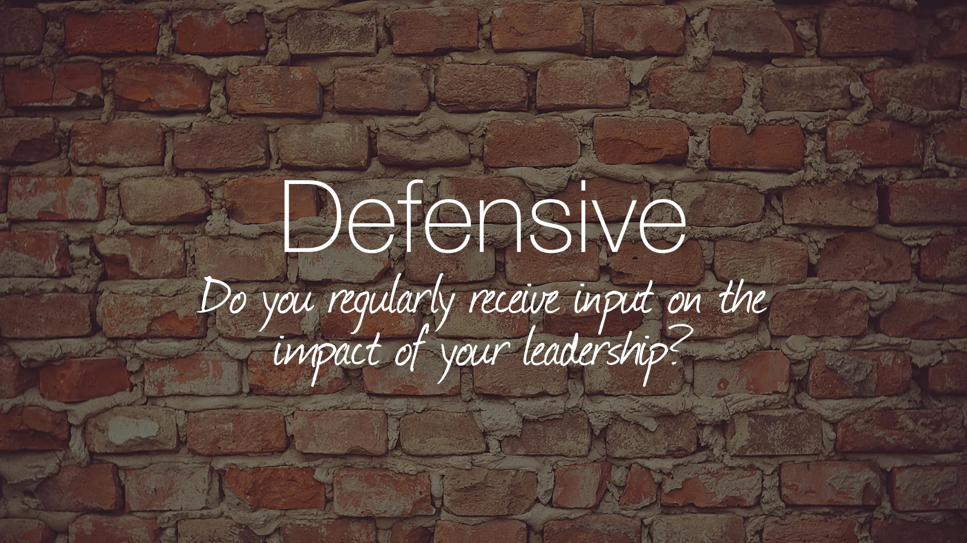 Defensive