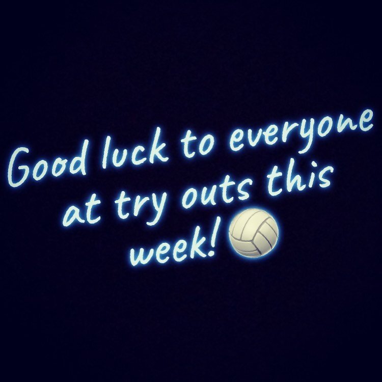 Good luck and have fun this high school season!