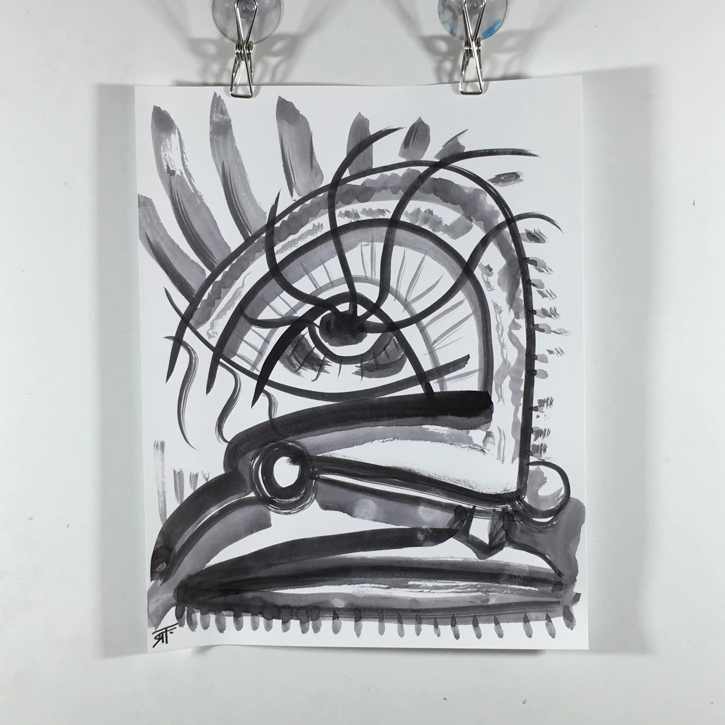 #110 Ink on Paper 11" x 14"