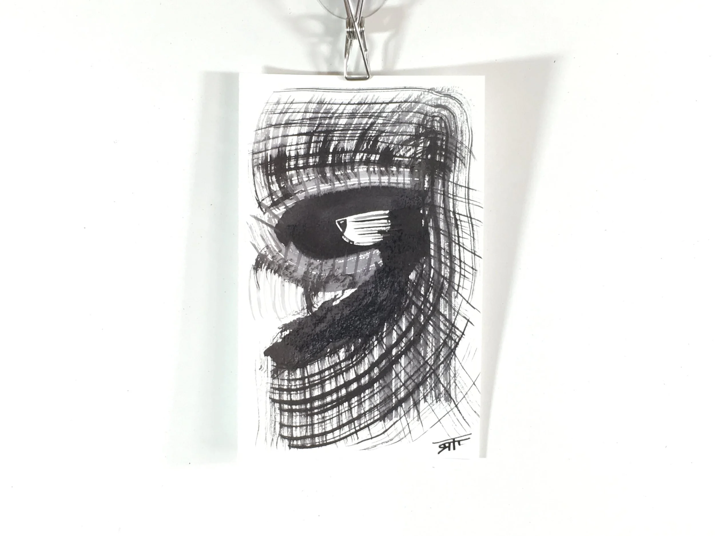 #193 Ink on Paper 5" x 8"