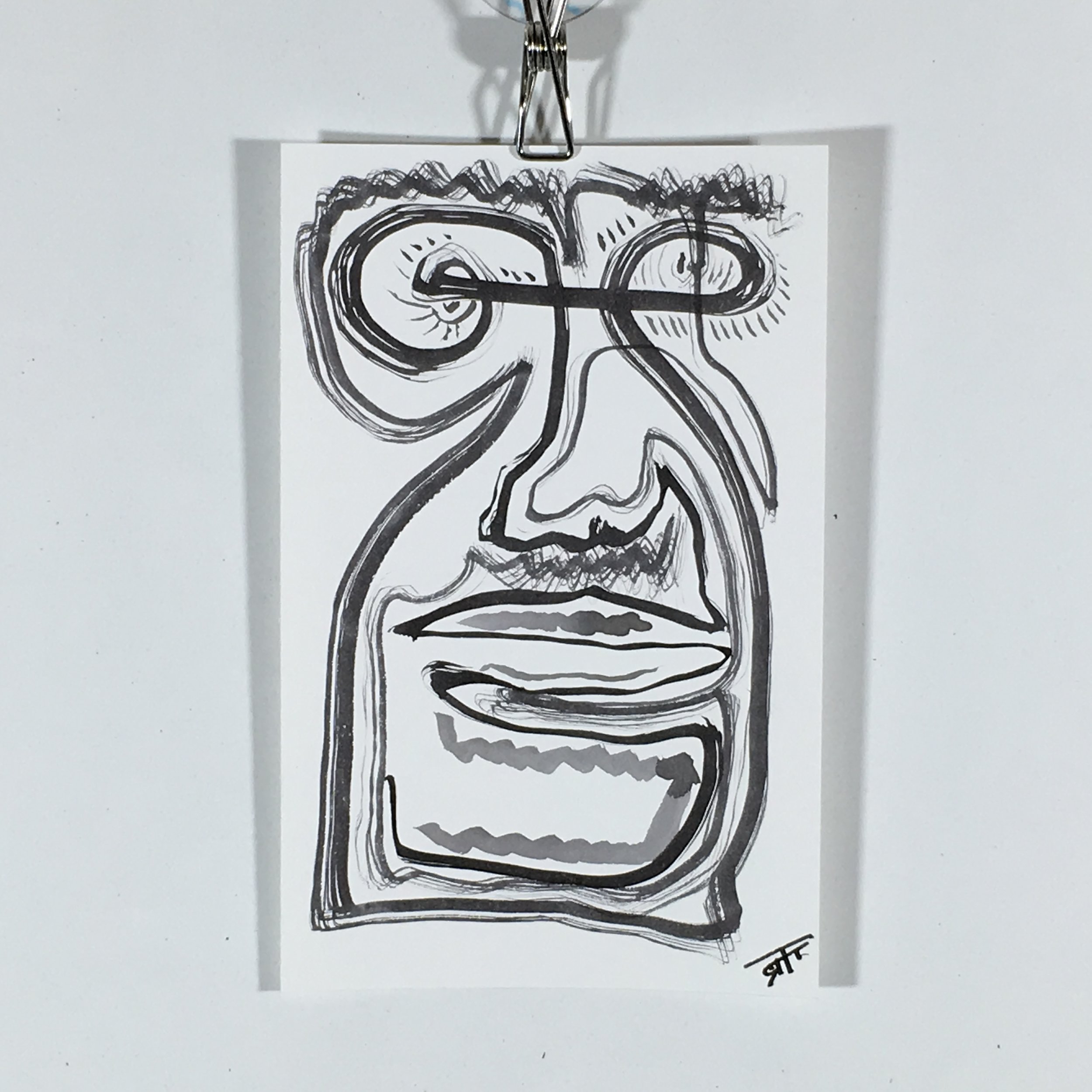 #198 Ink on Paper 5" x 8"