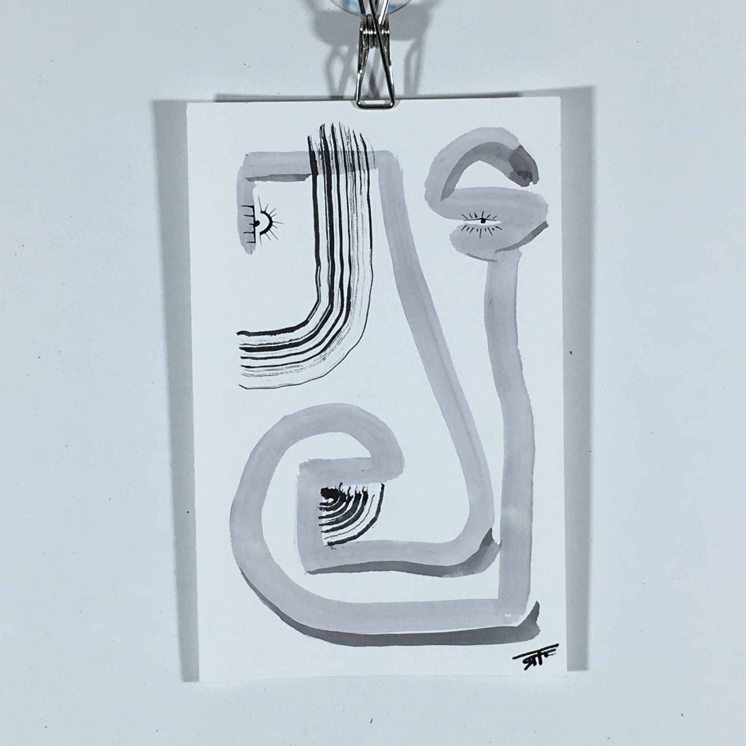 #200 Ink on Paper 5" x 8"