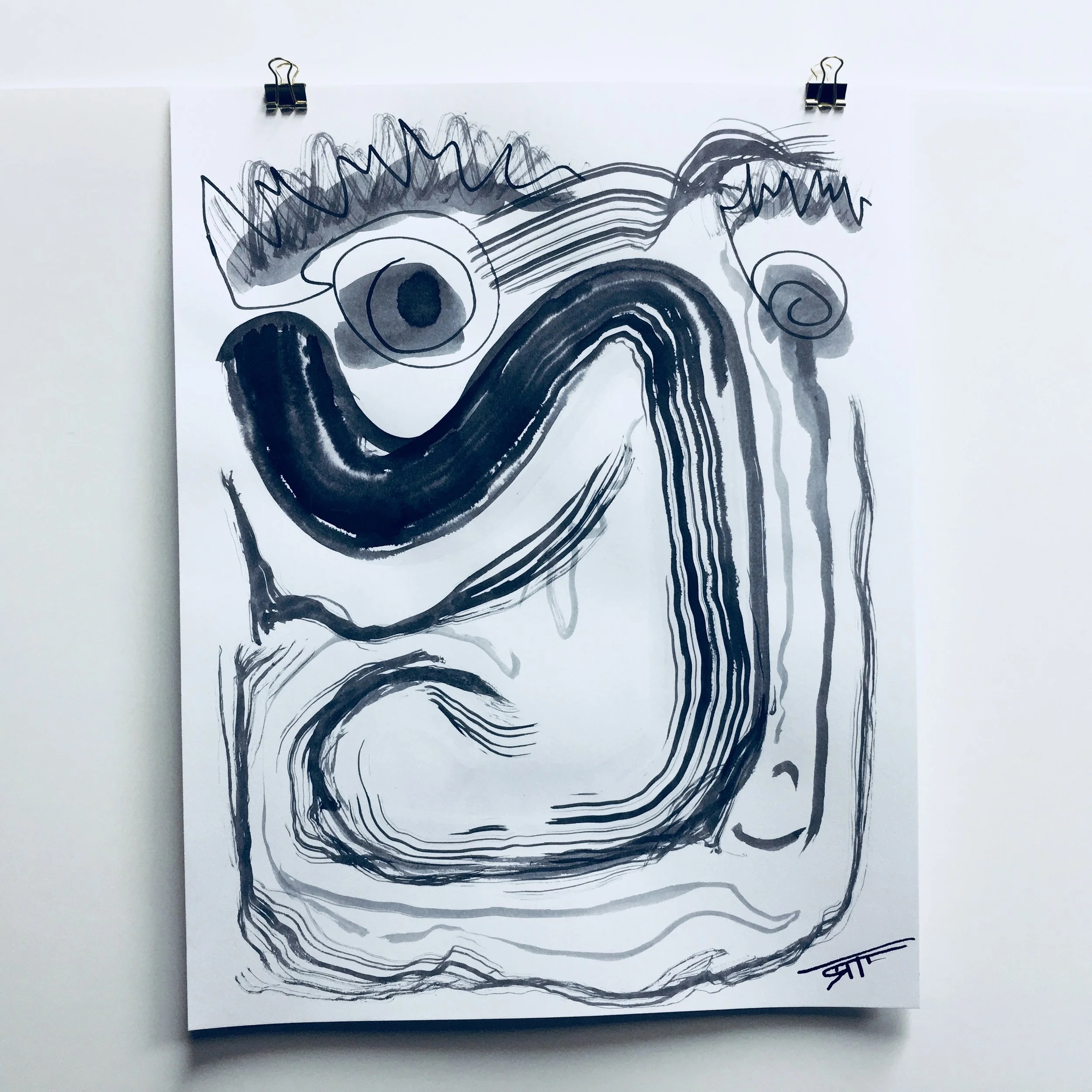 #223 Ink on Paper 11" x 14"