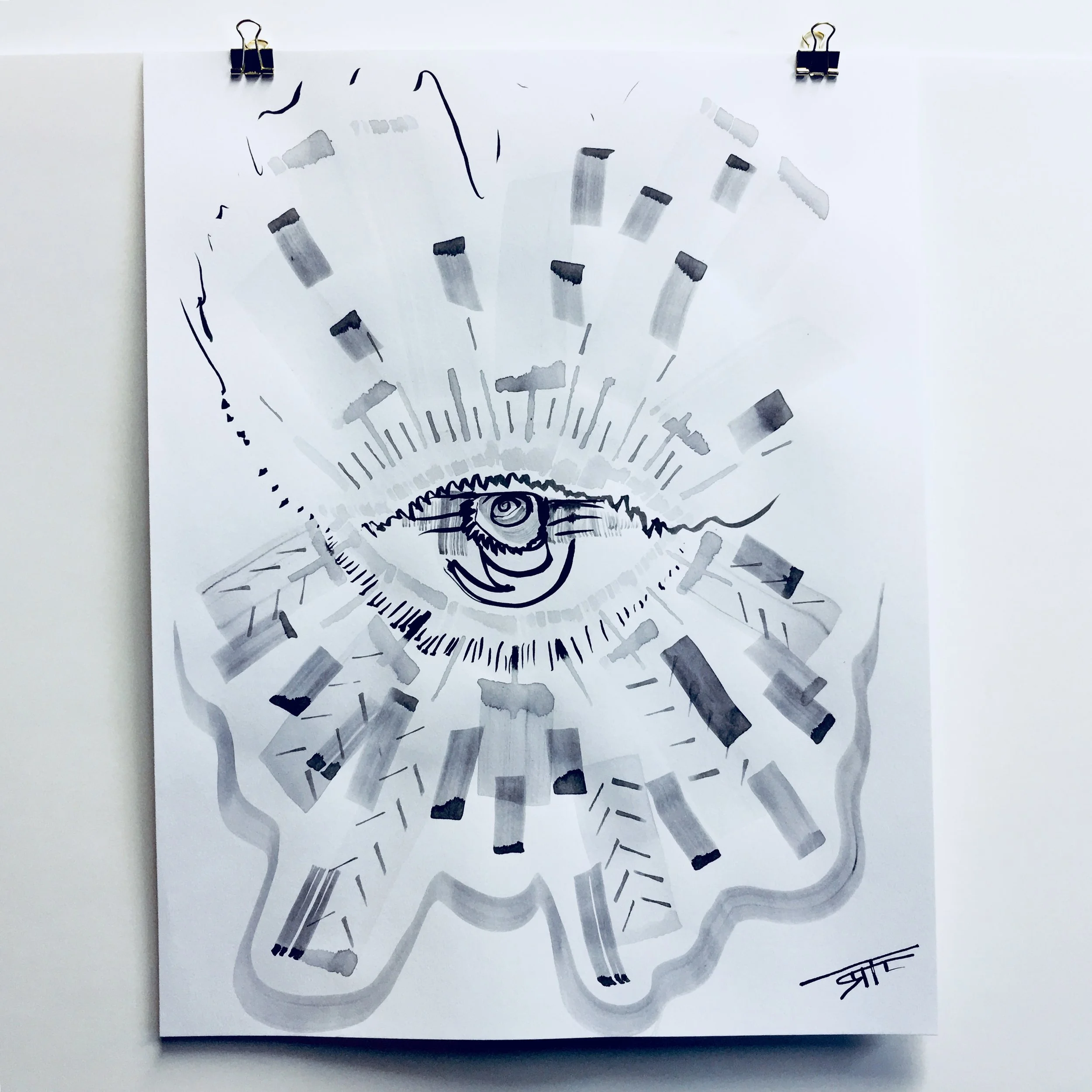 #226 Ink on Paper 11" x 14"