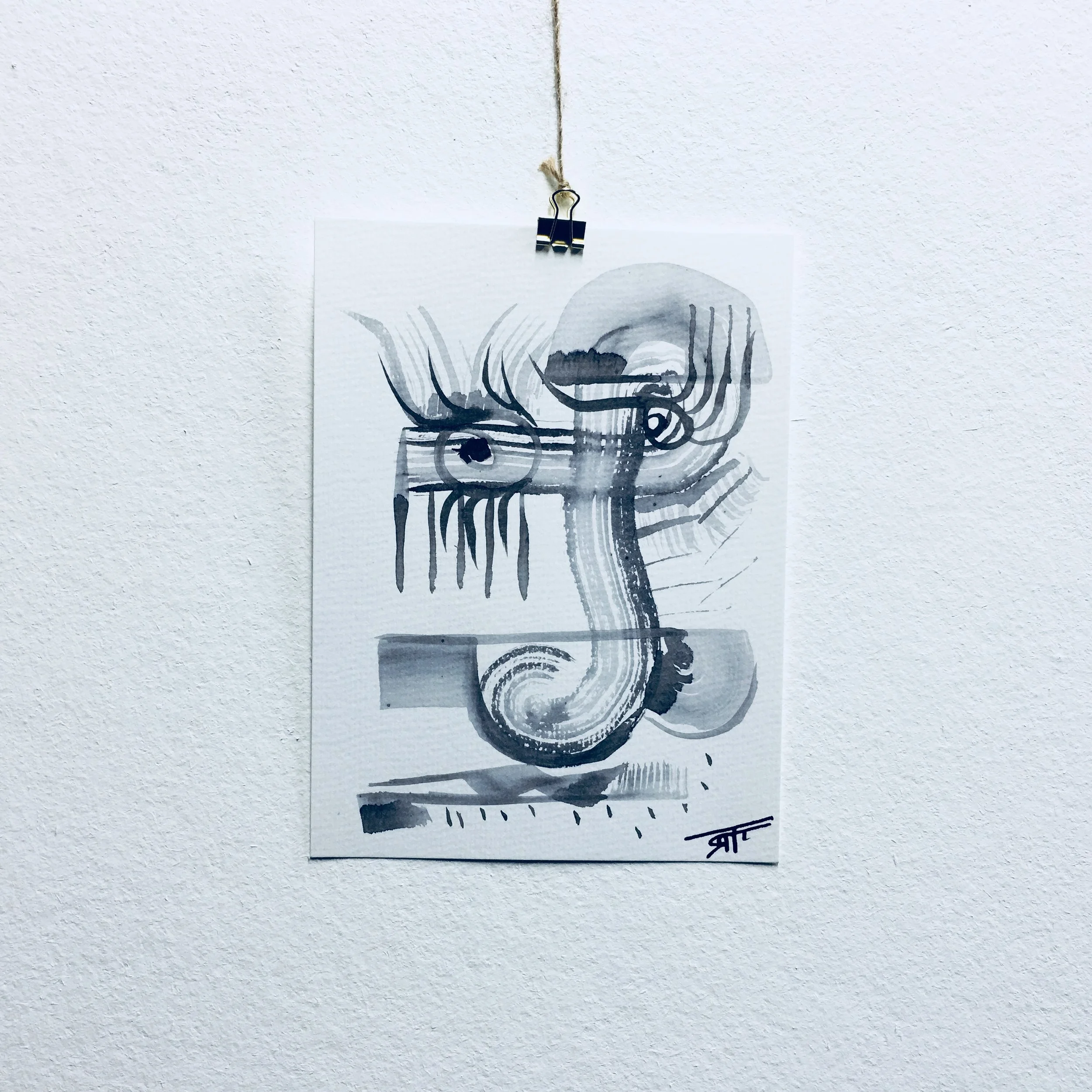 #291 Ink on Paper 6" x 8"