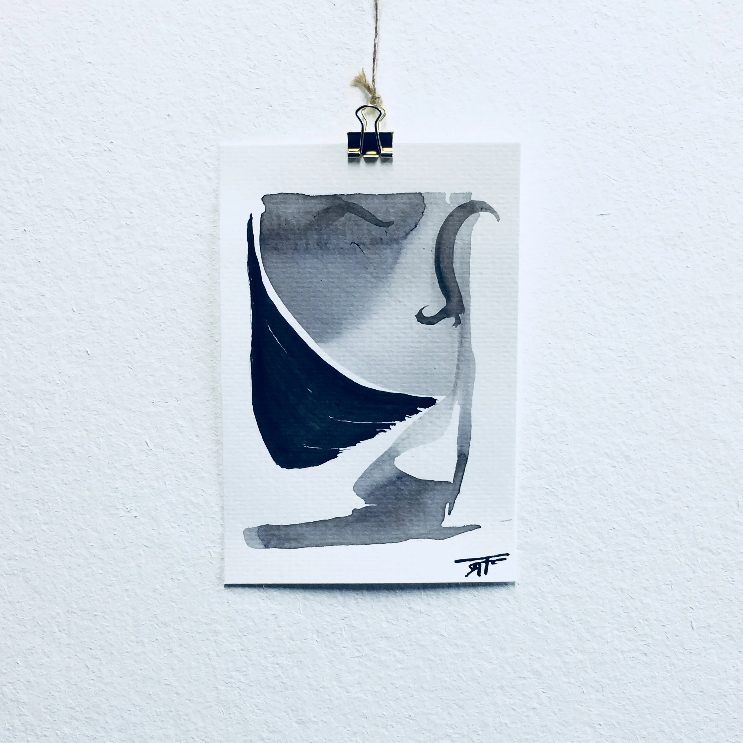 #302 Ink on Paper 4" x 6"
