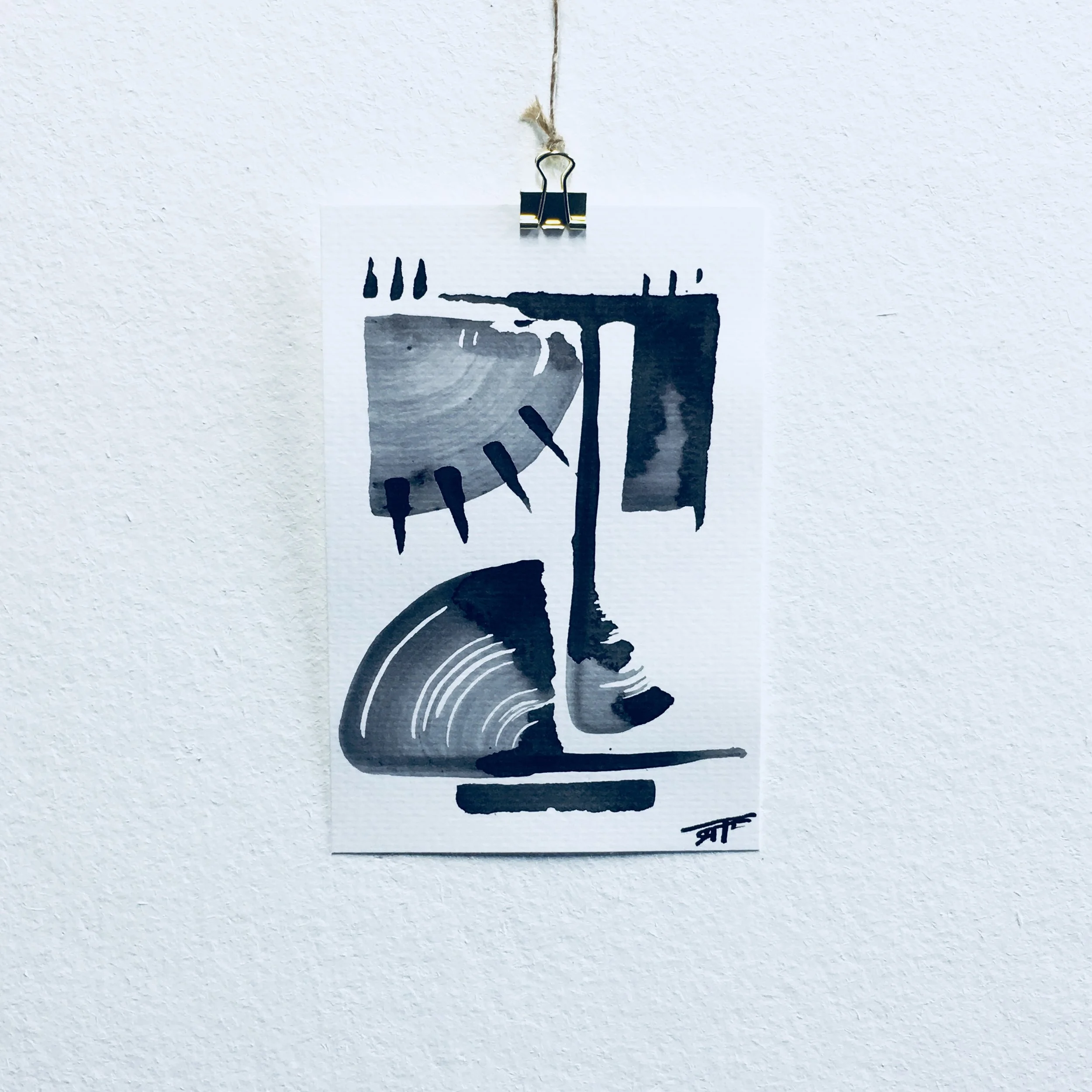 #303 Ink on Paper 4" x 6"
