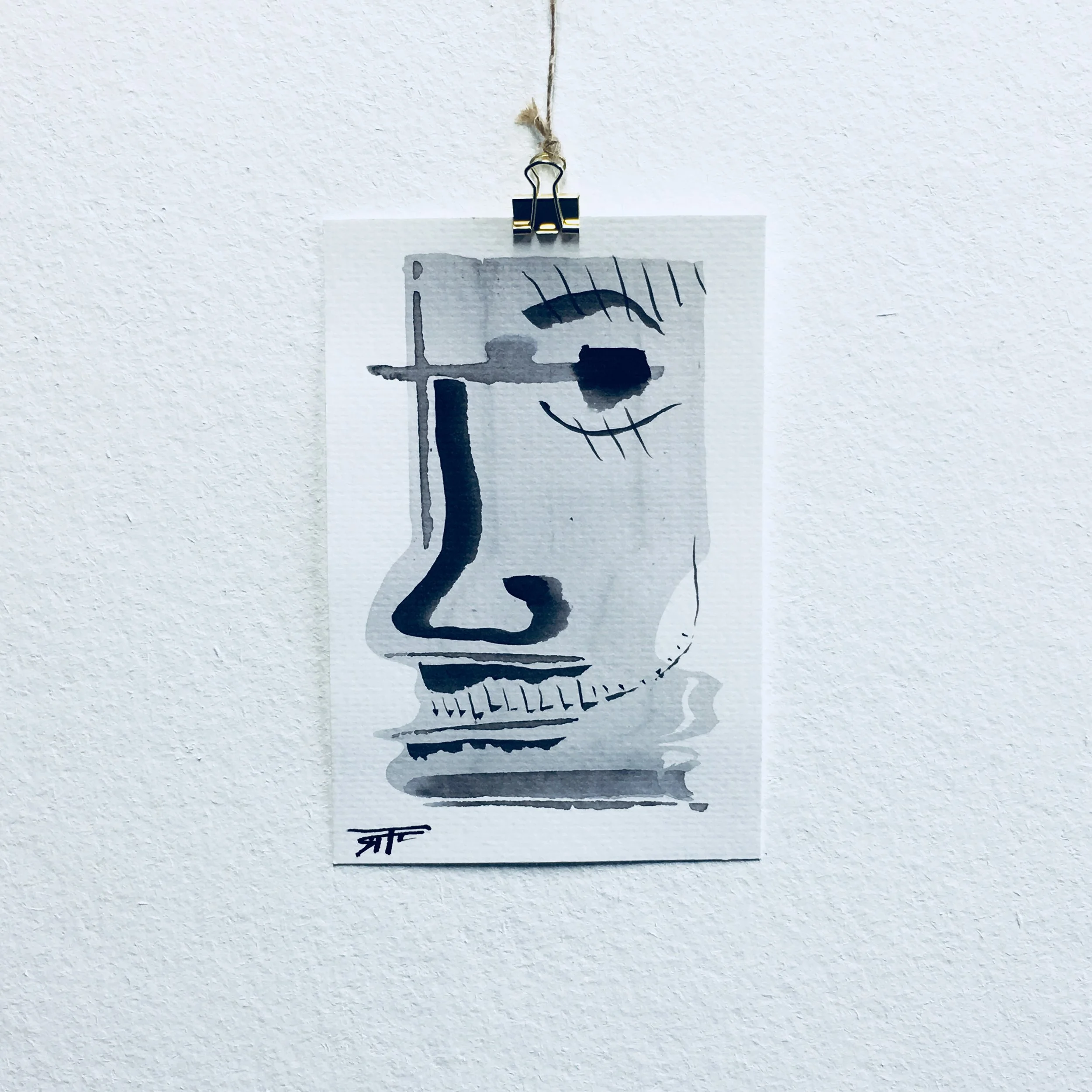 #304 Ink on Paper 4" x 6"