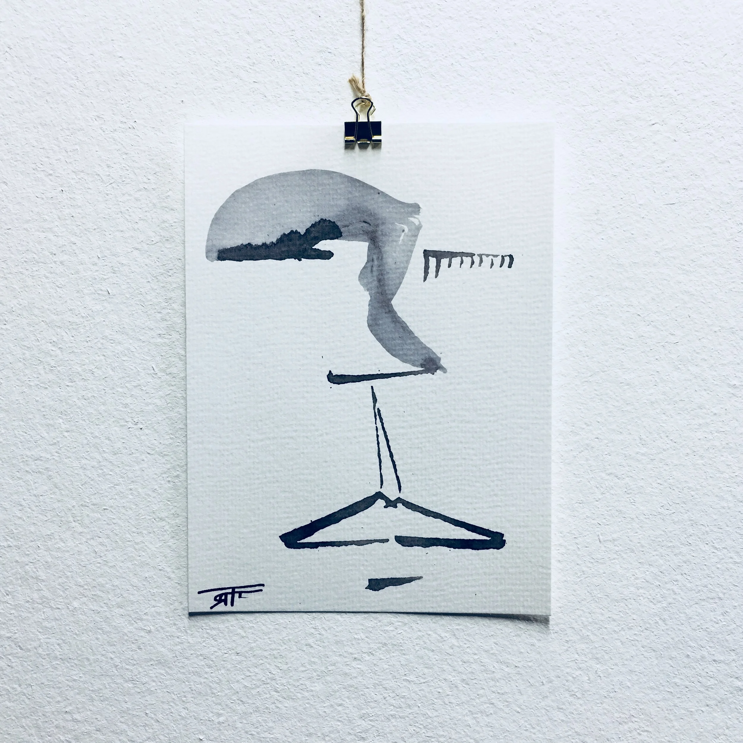 #315 Ink on Paper 6" x 8"