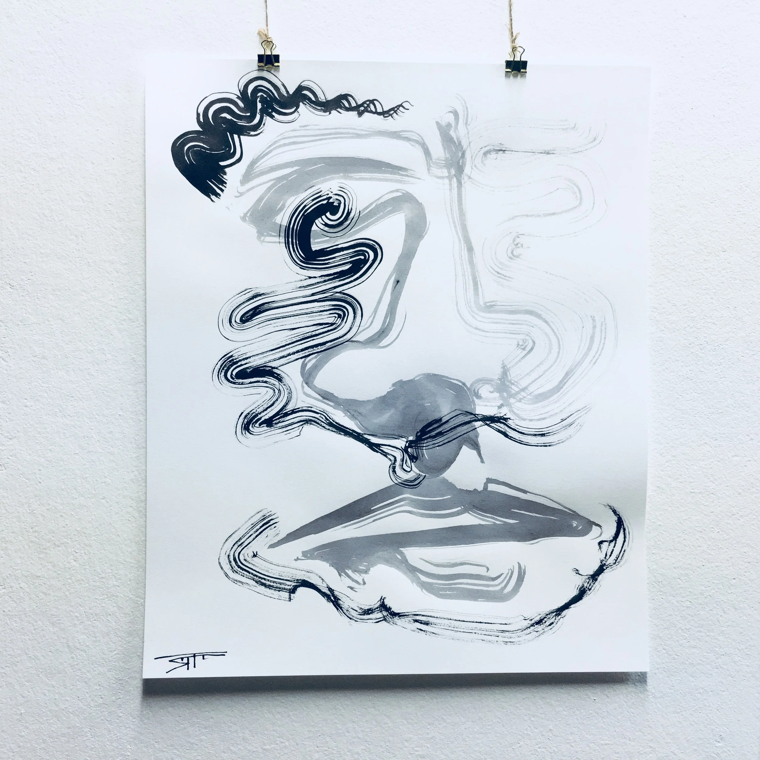 #326 Ink on Paper 14" x 17"