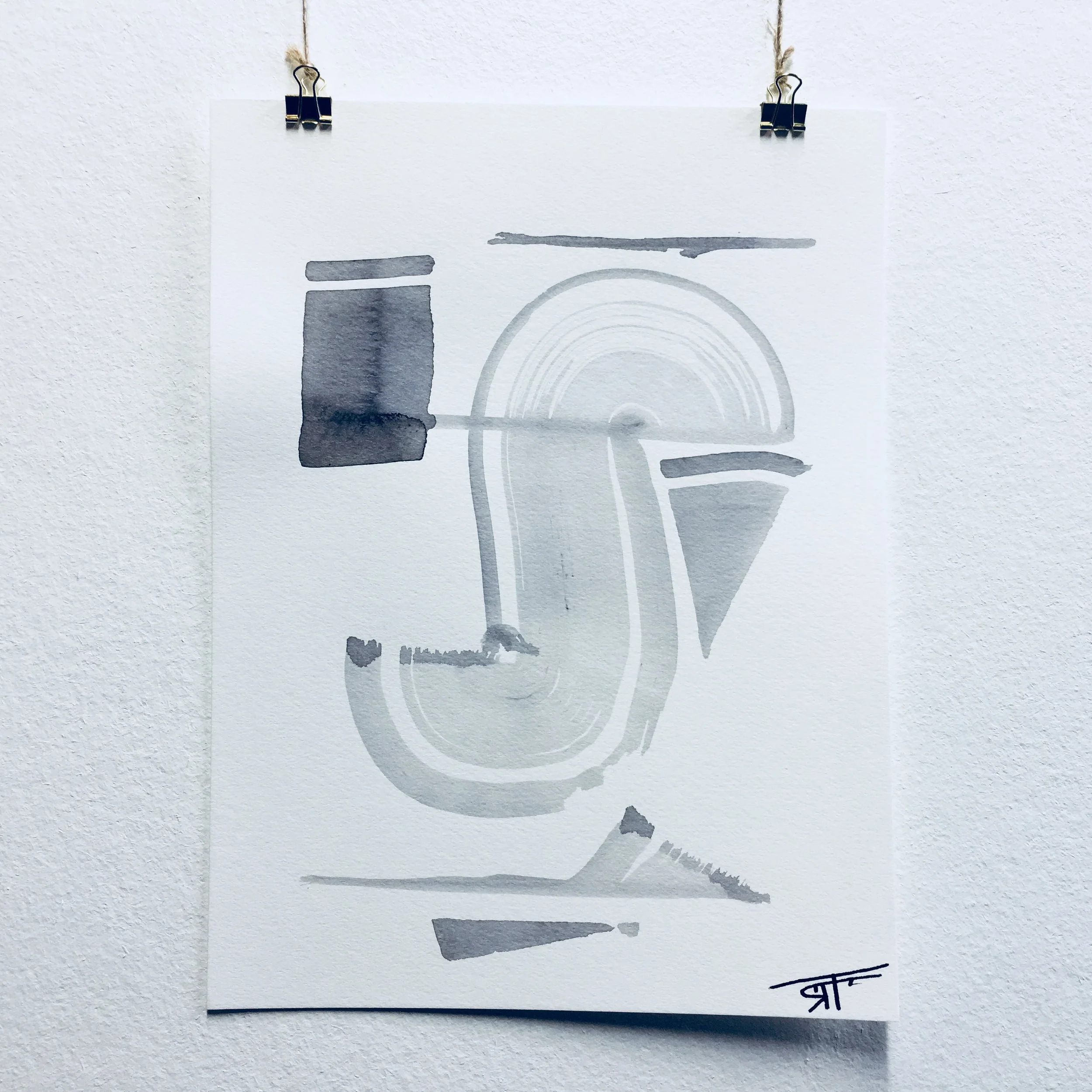 #330 Ink on Paper 9" x 12"