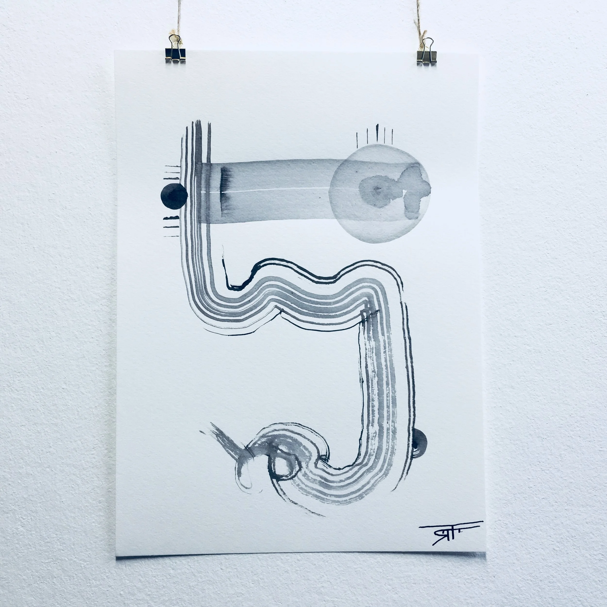 #350 Ink on Paper 11" x 15"
