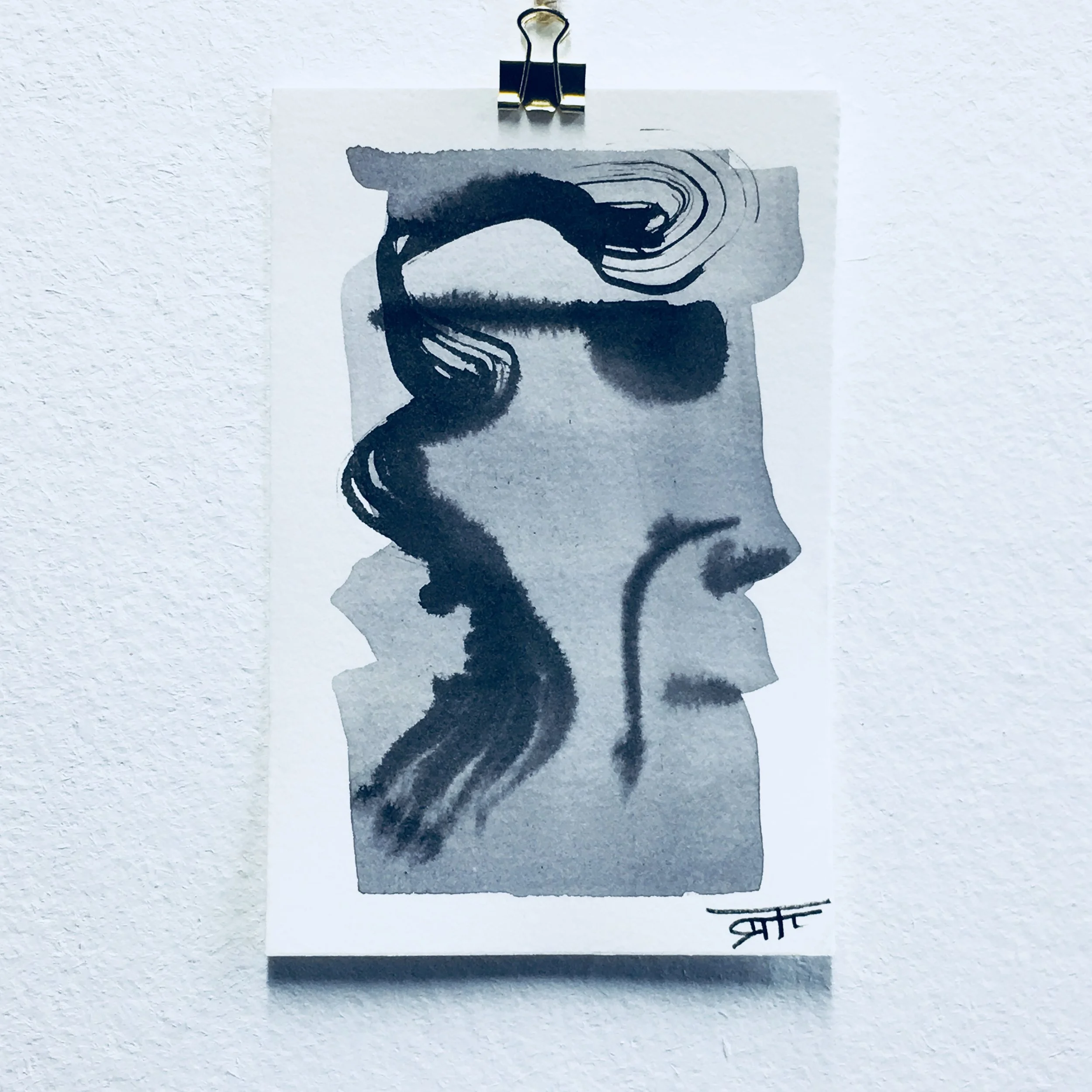 #397 Ink on Paper 4" x 6"