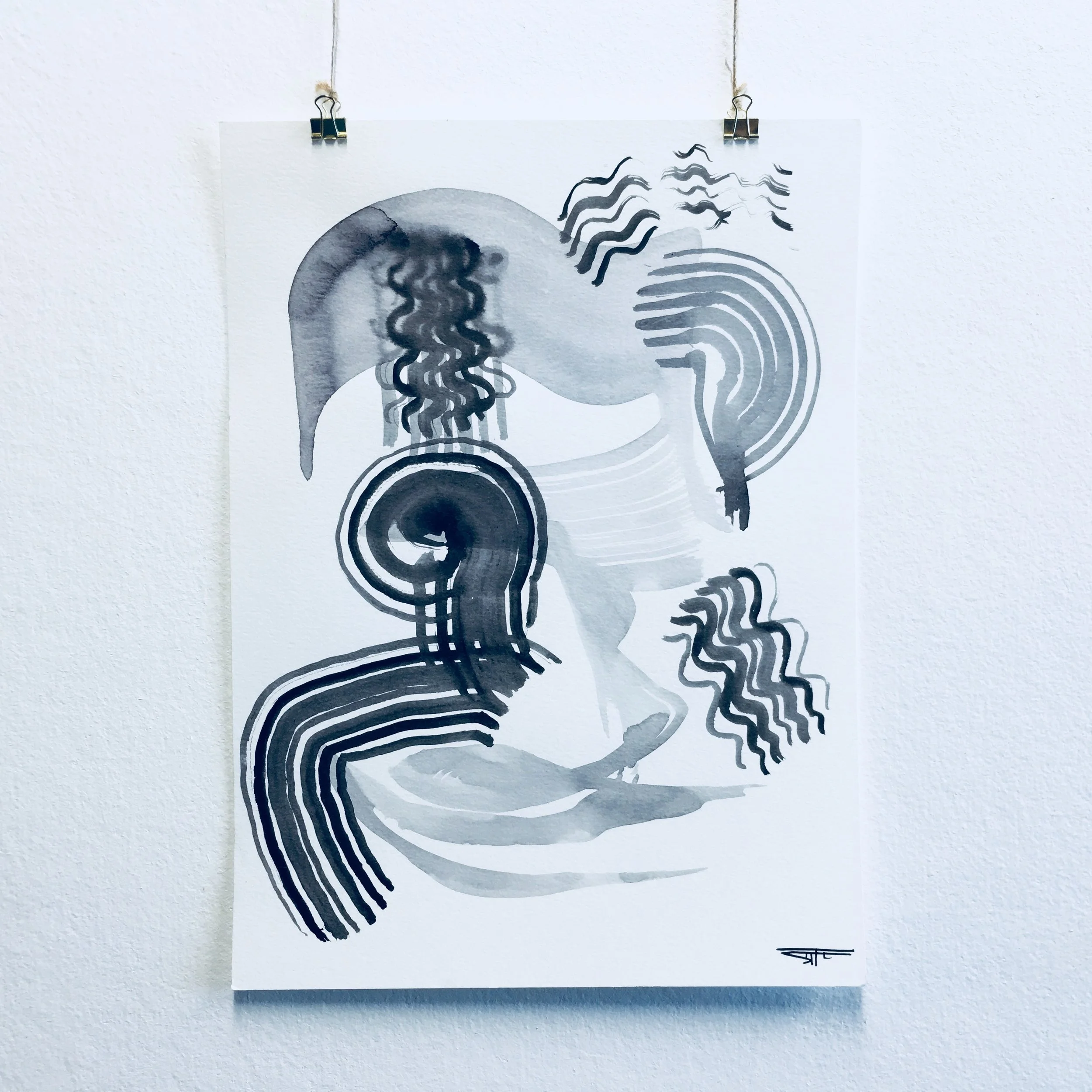 #426 Ink on Paper 11" x 15"