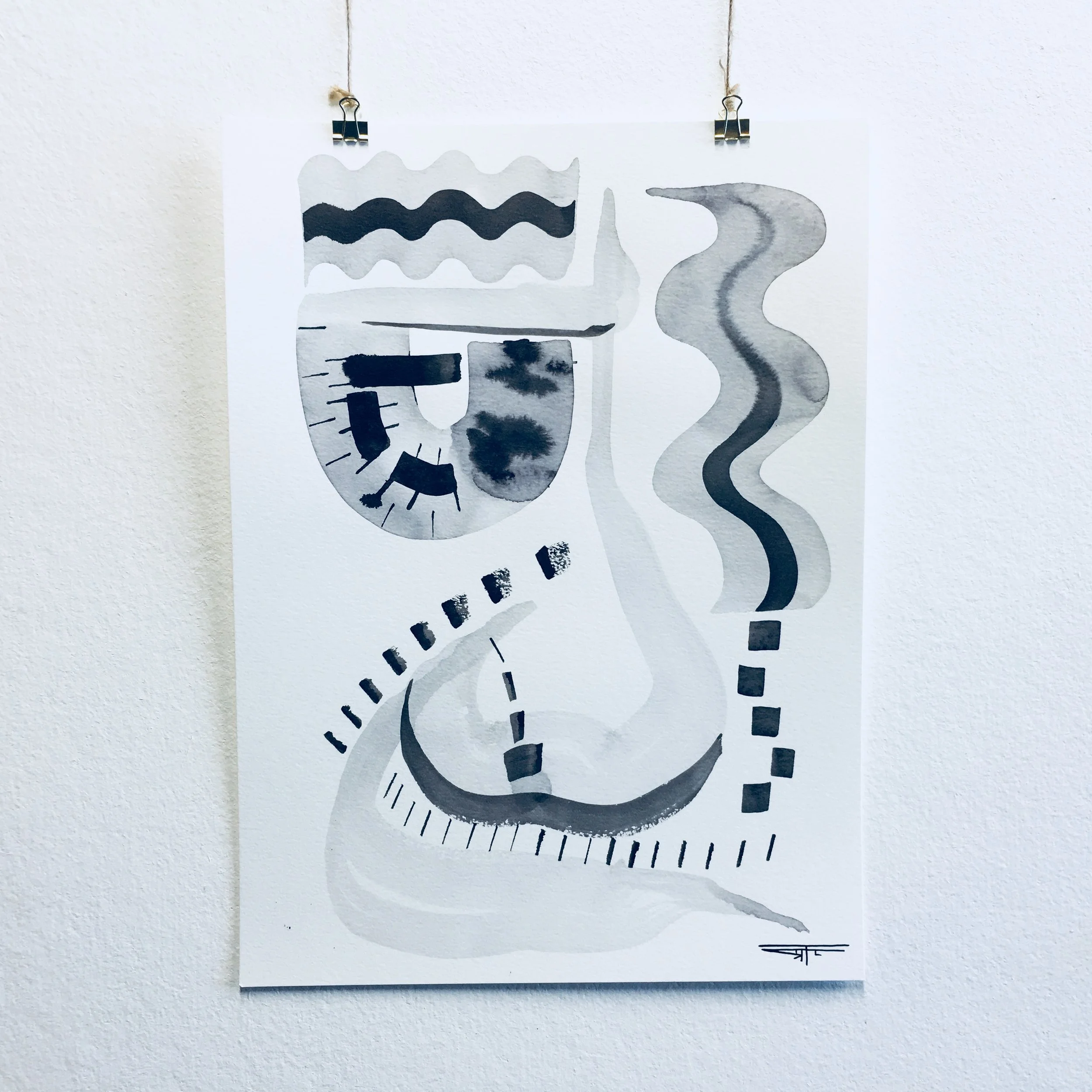 #432 Ink on Paper 11" x 15"