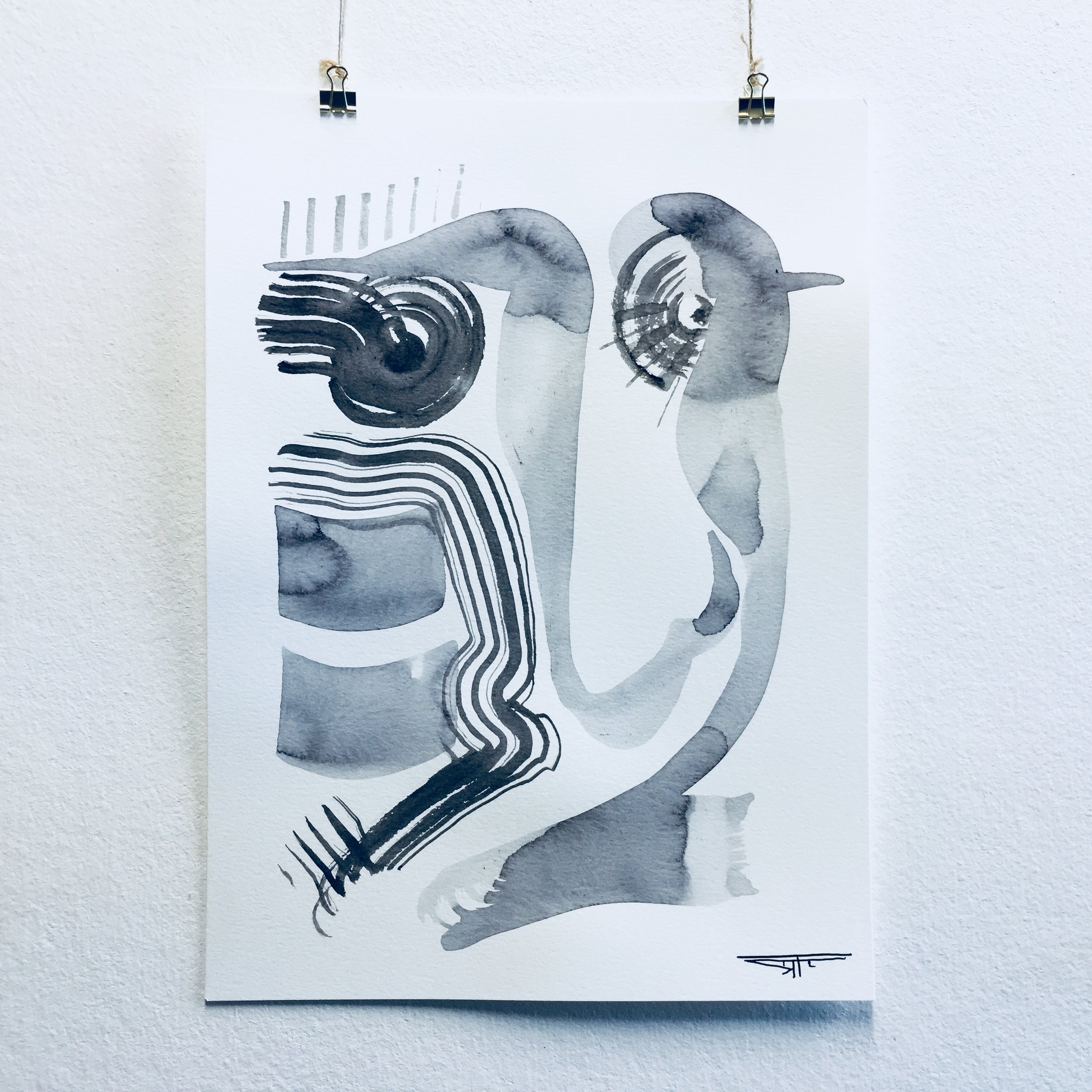 #441 Ink on Paper 11" x 15"