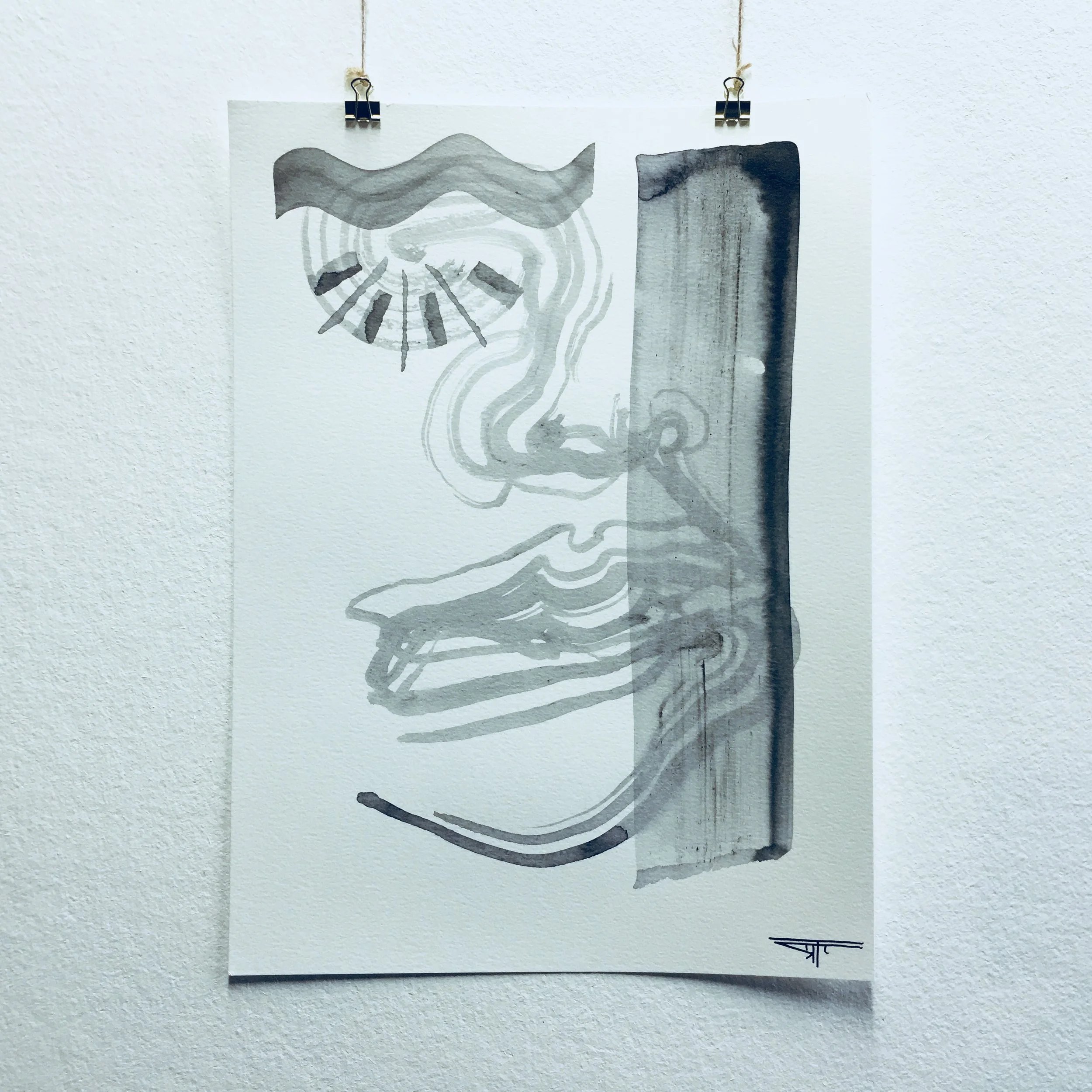 #450 Ink on Paper 11" x 15"