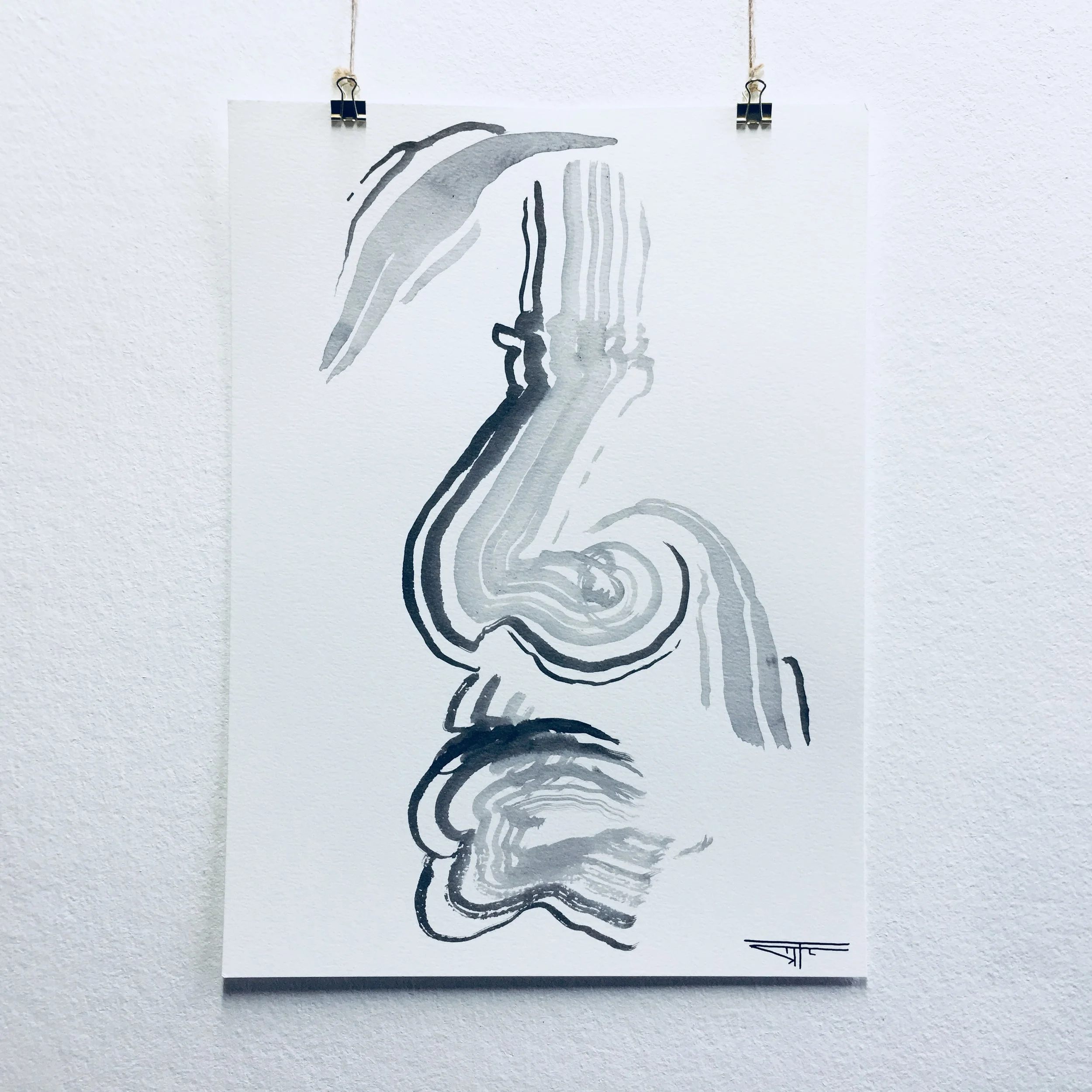 #452 Ink on Paper 11" x 15"