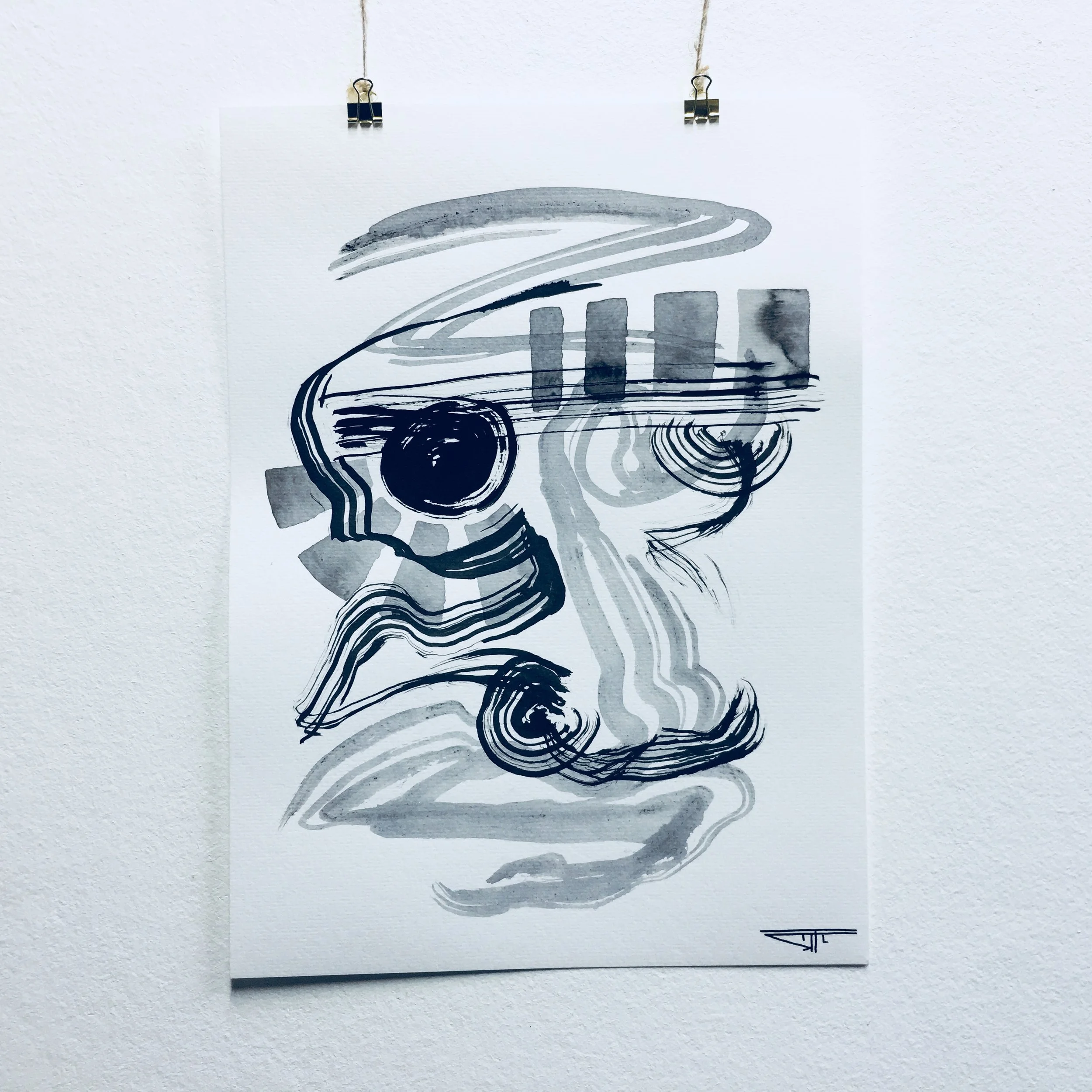 #500 Ink on Paper 11" x 15"
