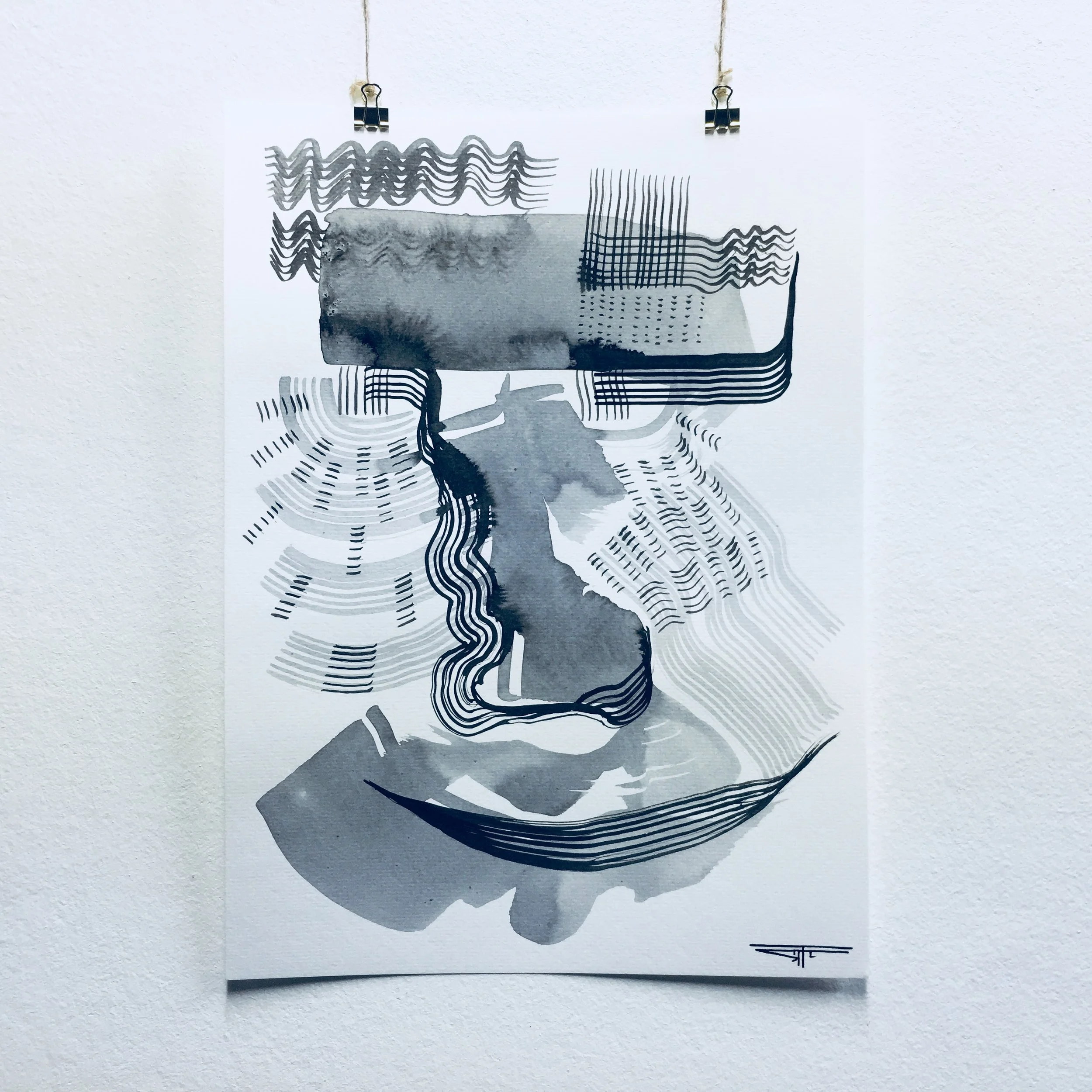 #503 Ink on Paper 11" x 15"