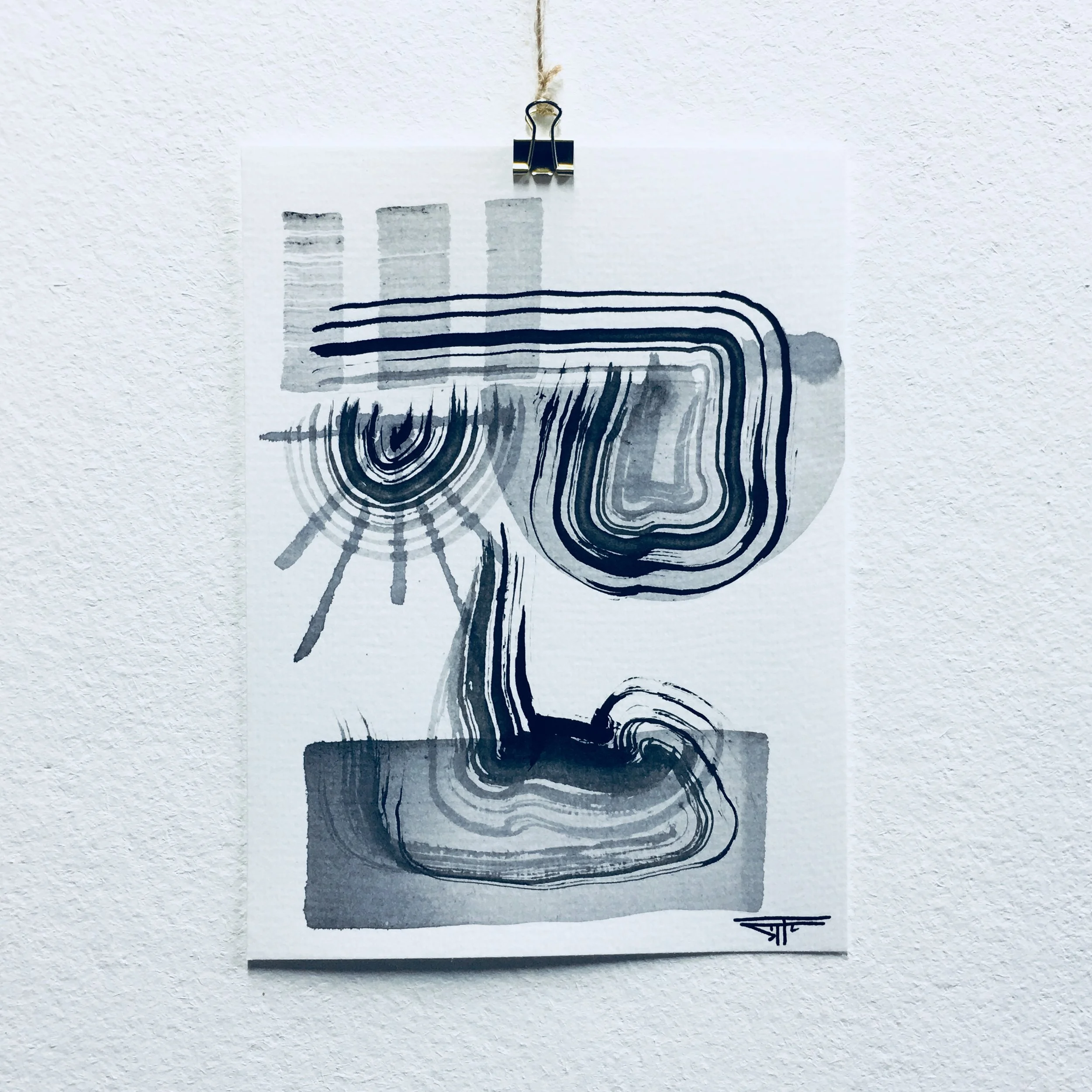 #505 Ink on Paper 6" x 8"