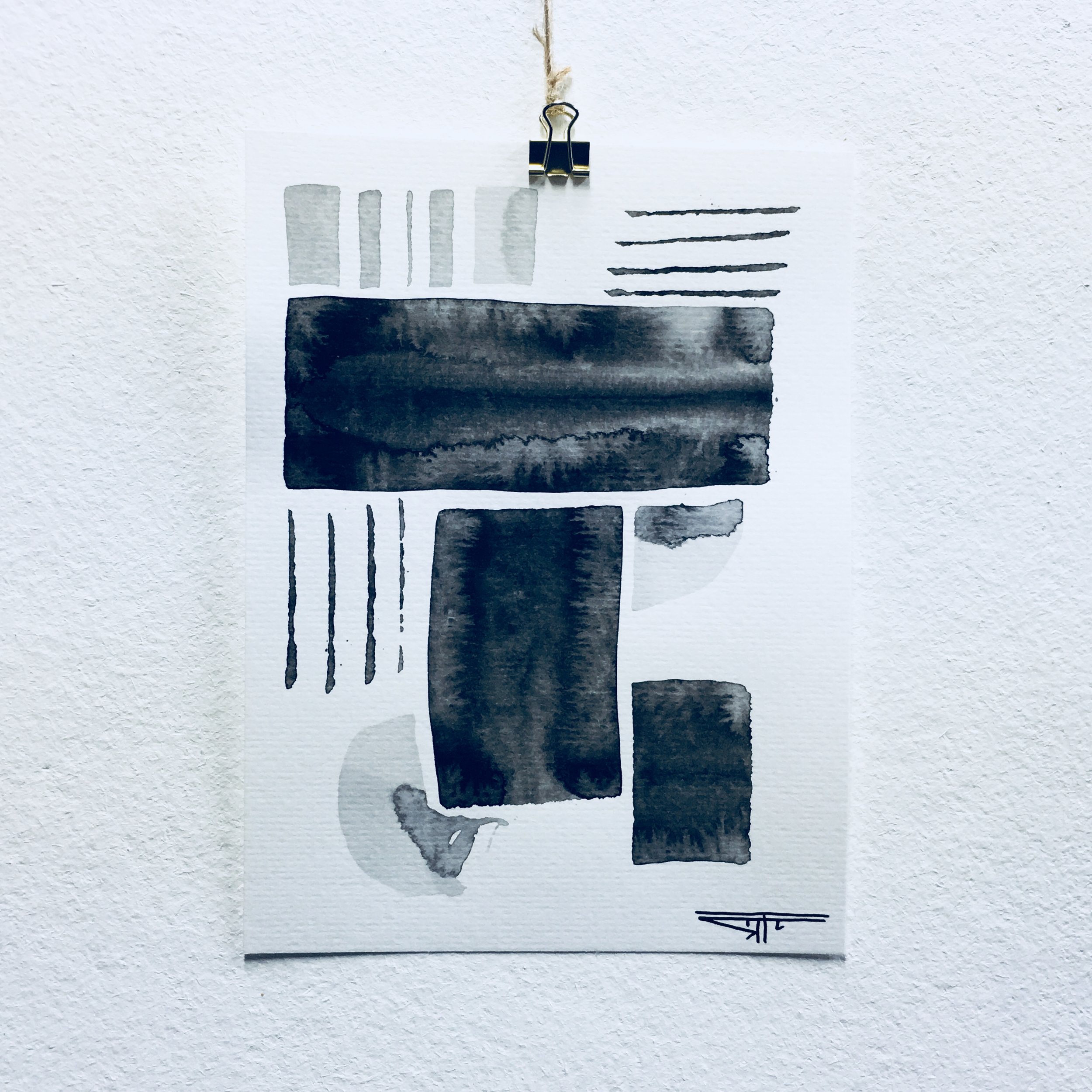 #518 Ink on Paper 6" x 8"