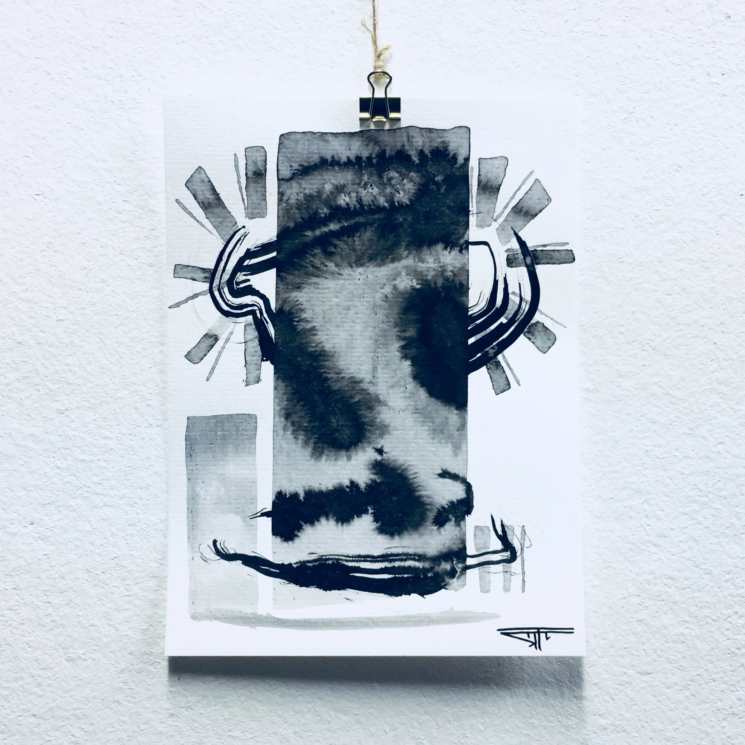#522 Ink on Paper 6" x 8"