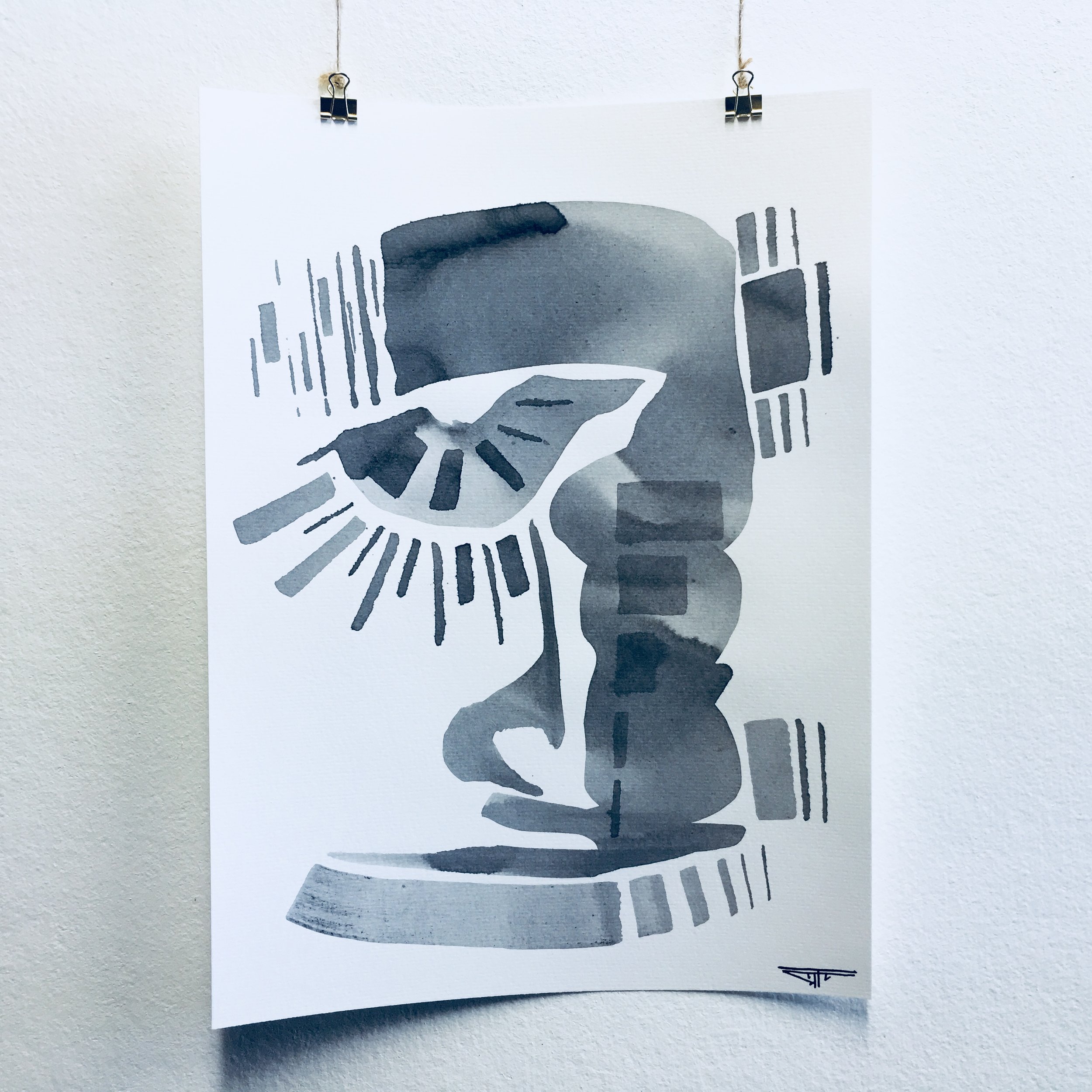 #543 Ink on Paper 11" x 15"