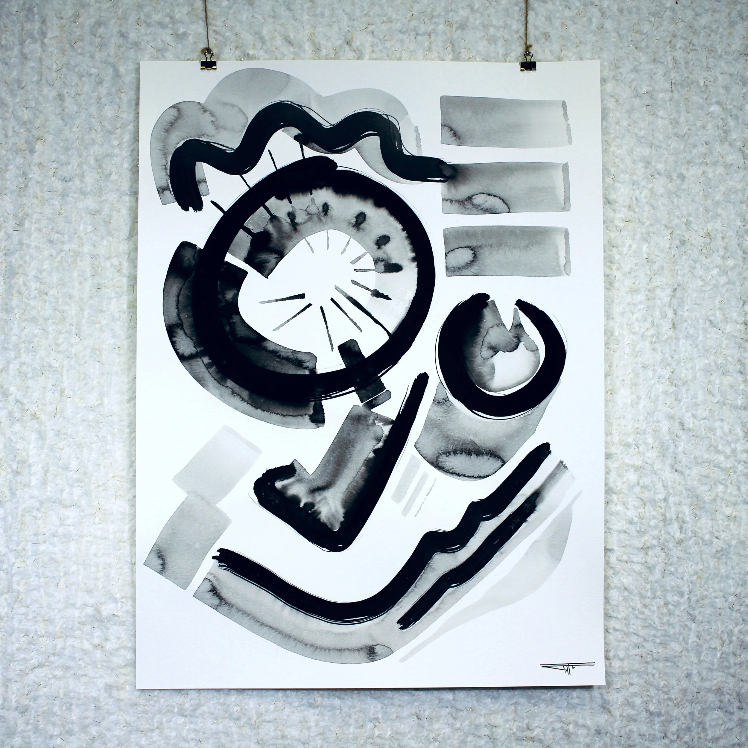 #638 Ink on Paper 18" x 24"