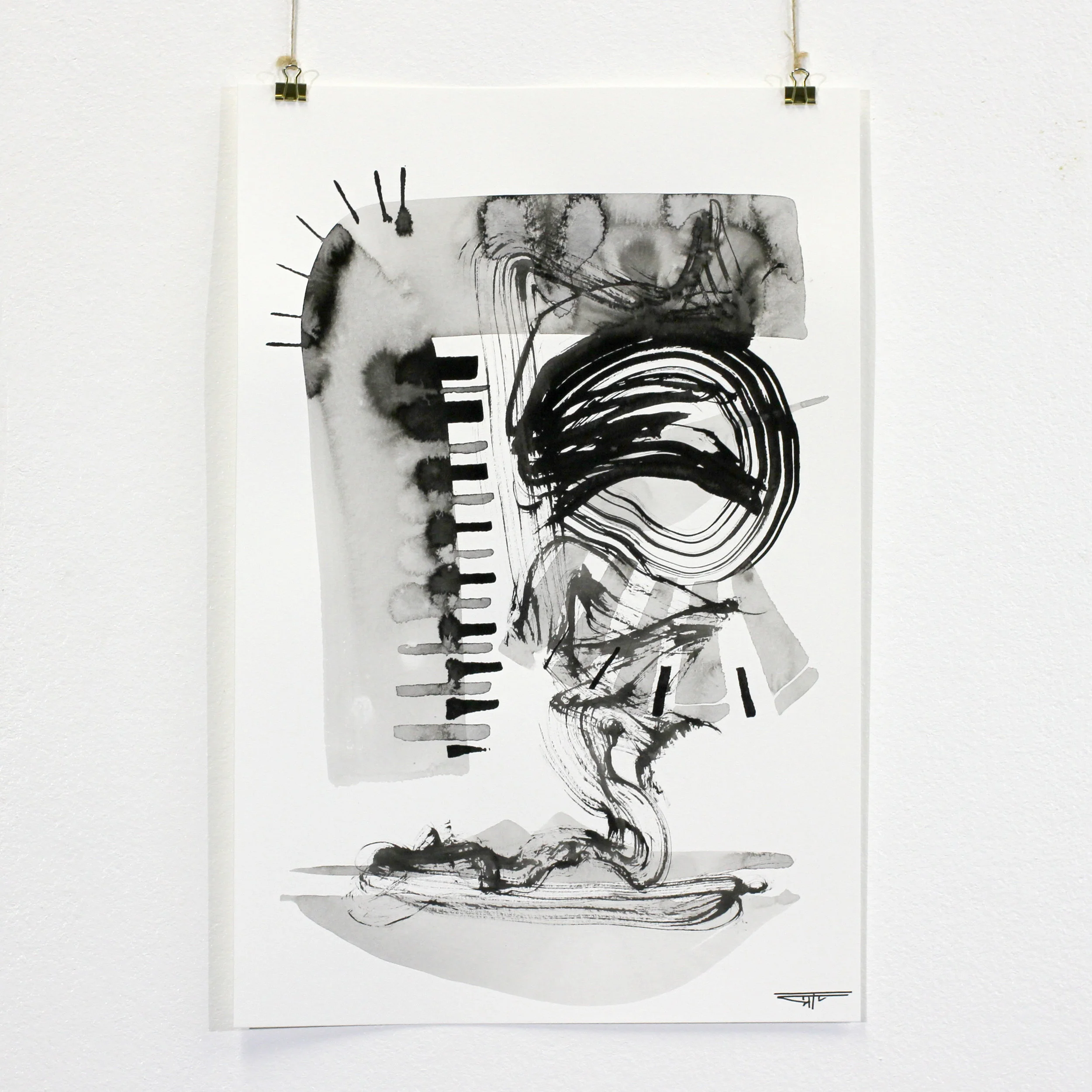 #660 Ink on Paper 12" x 18"
