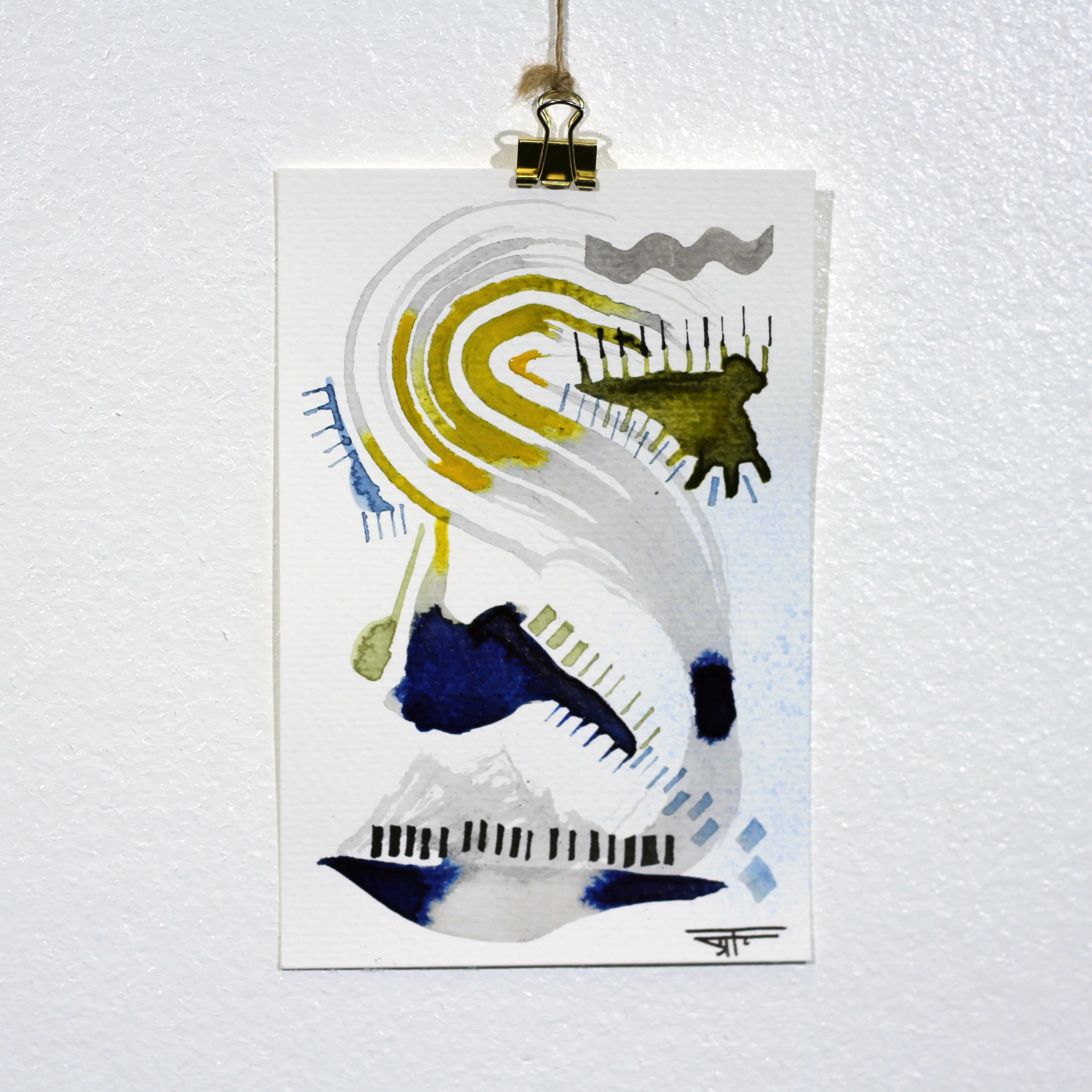 #674 Ink on Paper 4" x 6"