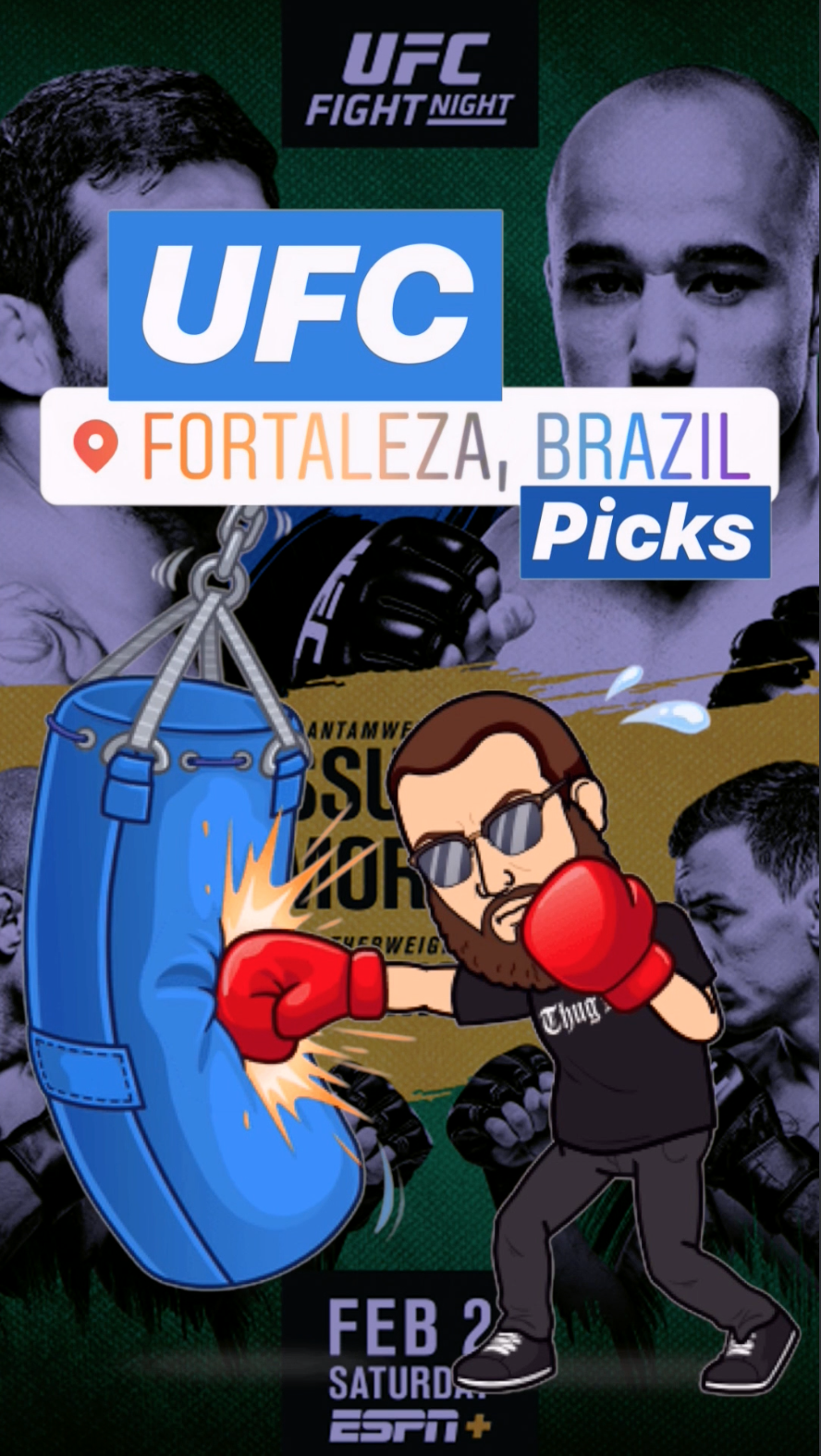 UFC Fortaleza Picks || Ray Taylor Show