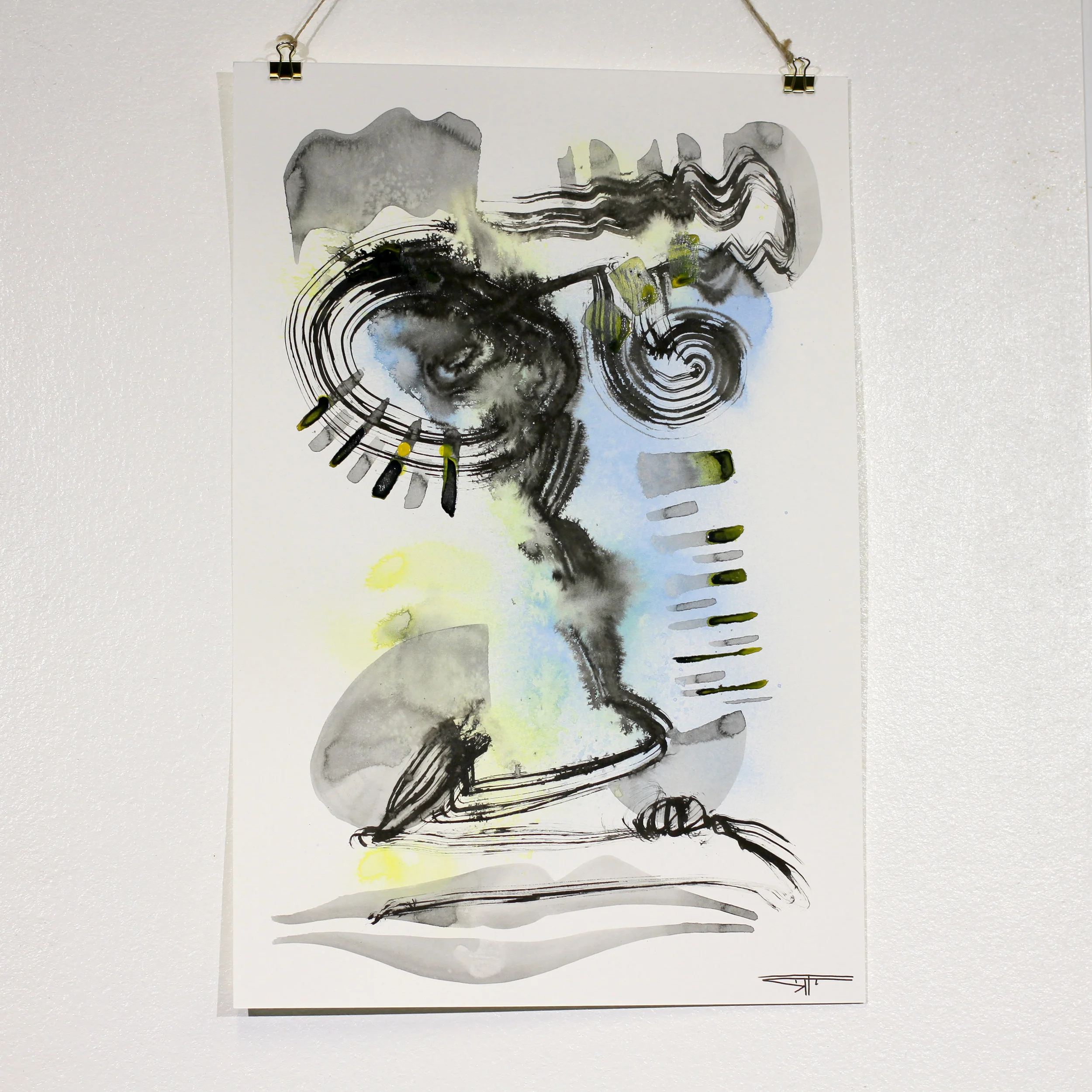 #702 Ink on Paper 12" x 18"